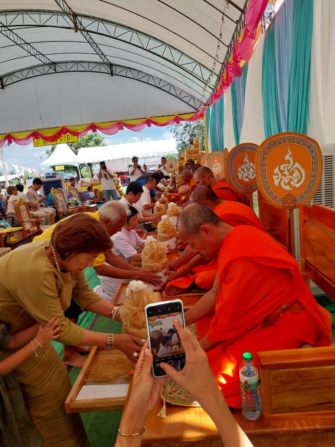 ภาพร่วมพิธีกรรมวัดบ่อสำราญ