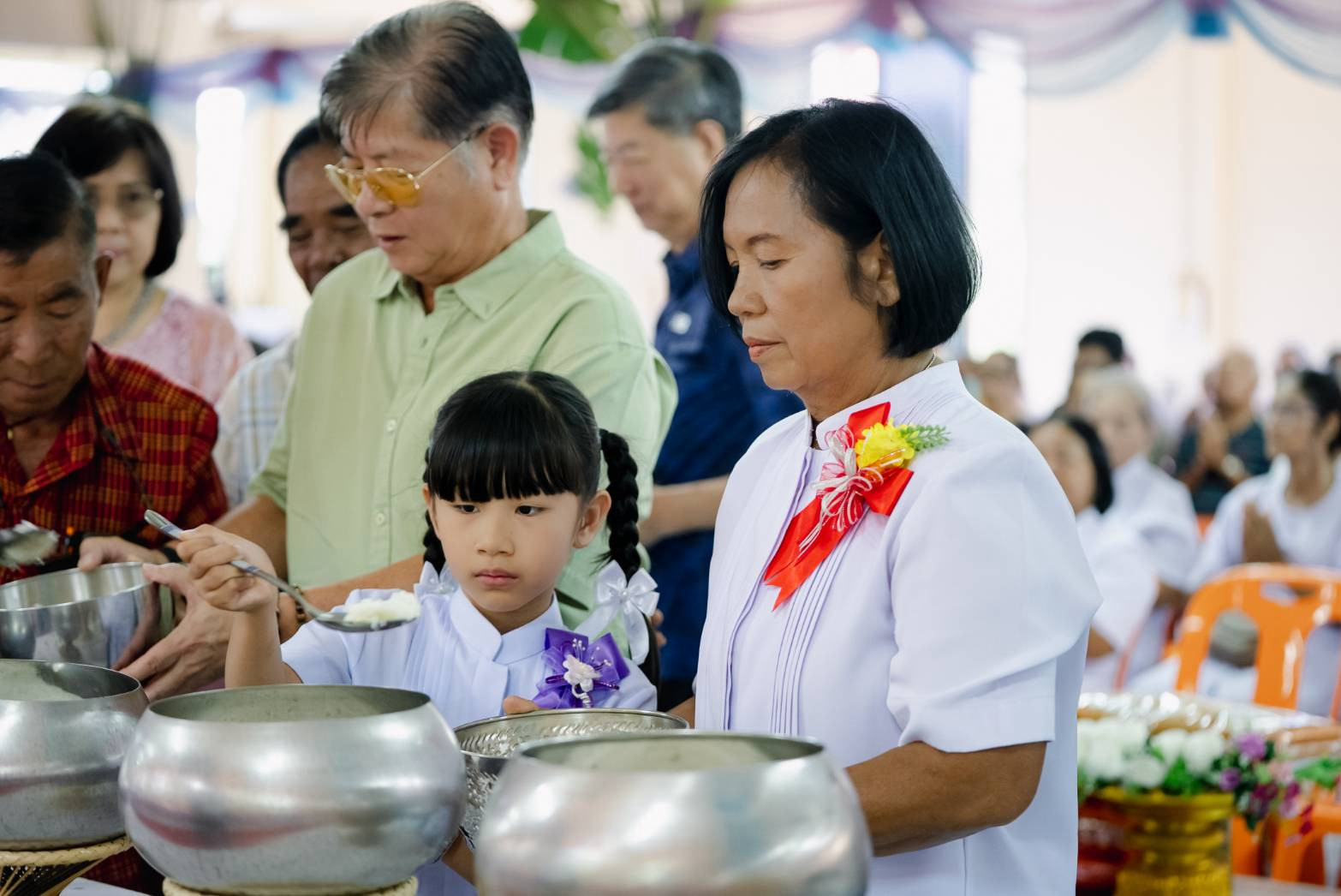 ภาพร่วมพิธีกรรมวัดจิกรากข่า