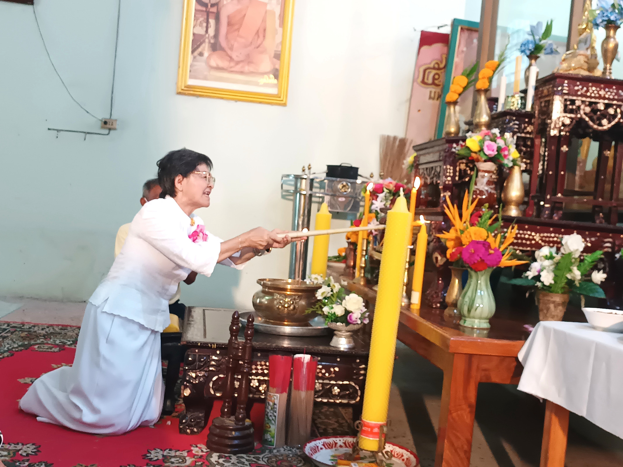 ภาพร่วมพิธีกรรมวัดปากดงท่าศาล