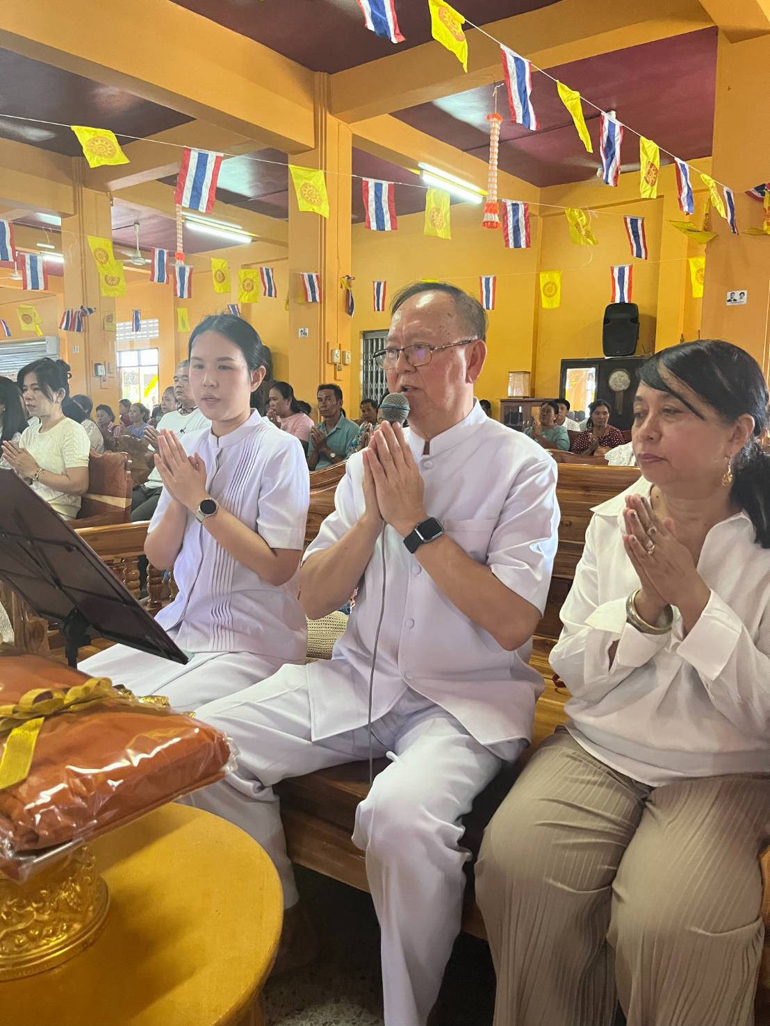 ภาพกล่าวคำถวายกฐินวัดปฐมเจดีย์