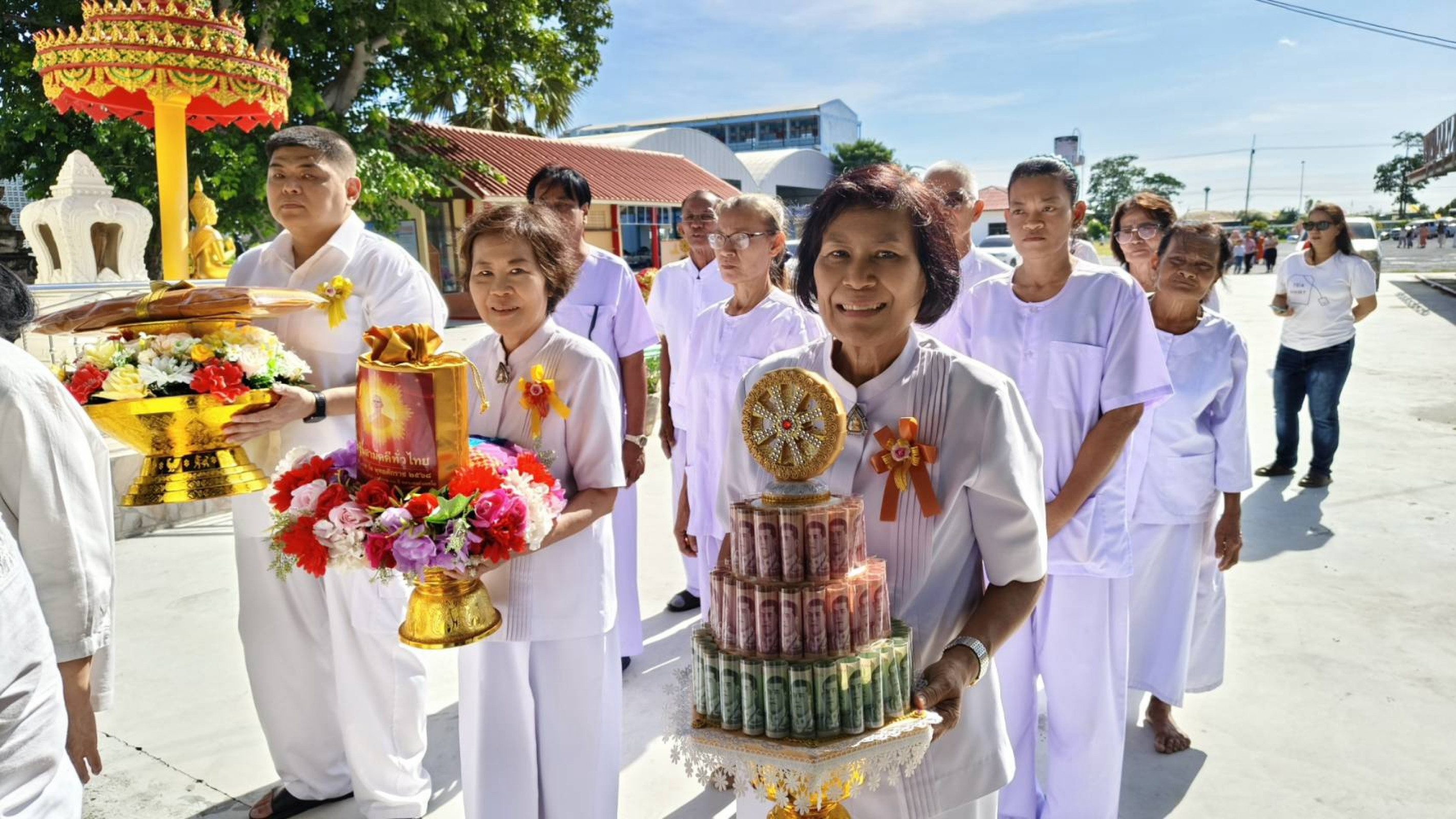 ภาพร่วมพิธีกรรมวัดโบสถ์ดอนลำแพน
