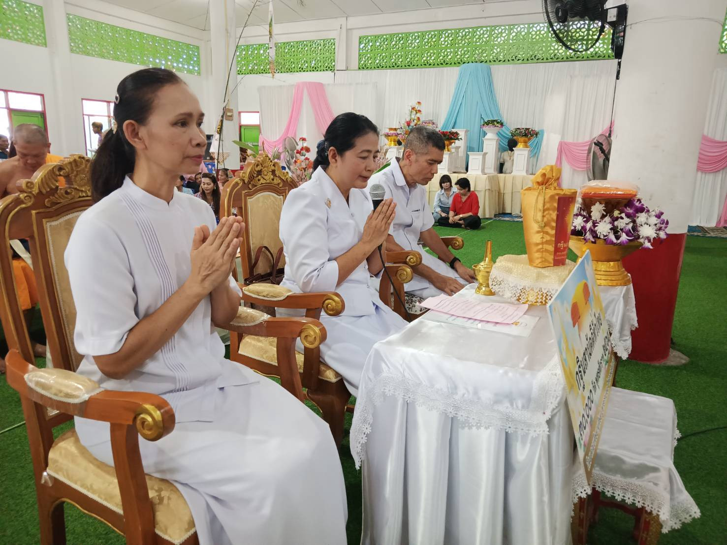 ภาพกล่าวคำถวายกฐินวัดจันทรังษีฉิมาวาส