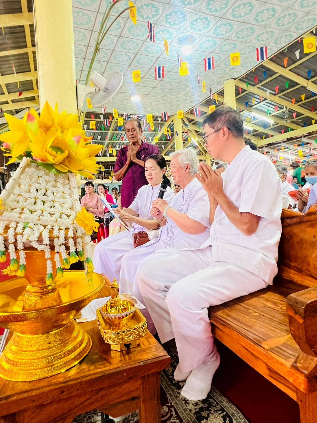 ภาพกล่าวคำถวายกฐินวัดทุ่งนาตาปิ่น