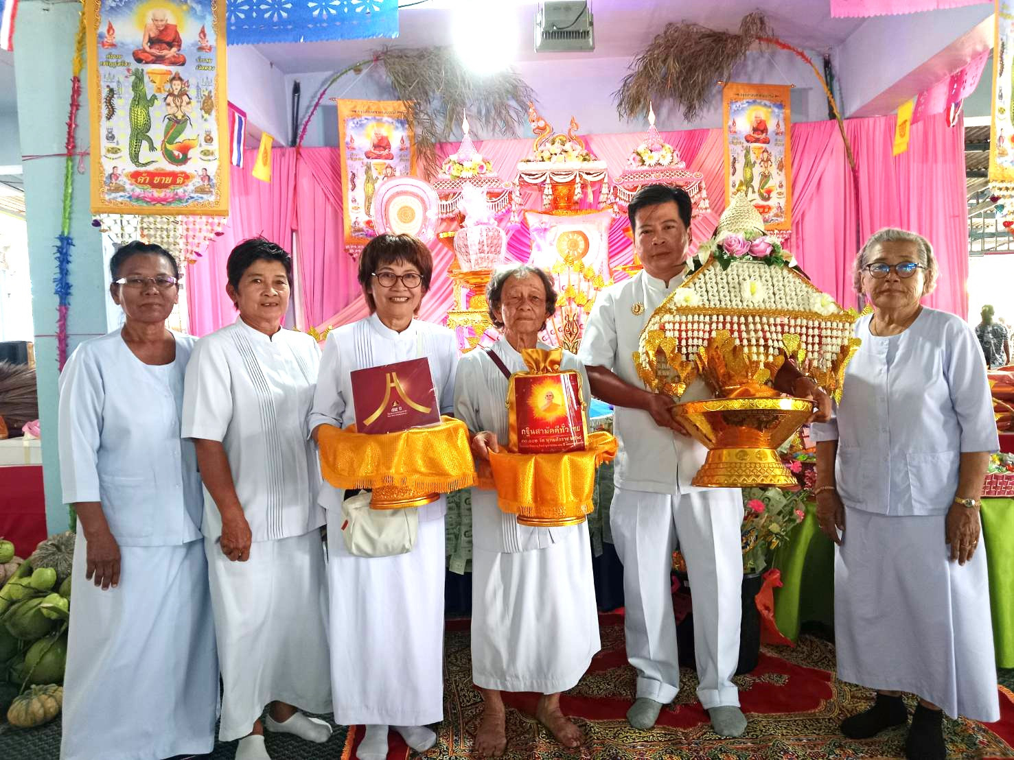 ภาพร่วมพิธีกรรมวัดหนองแขม