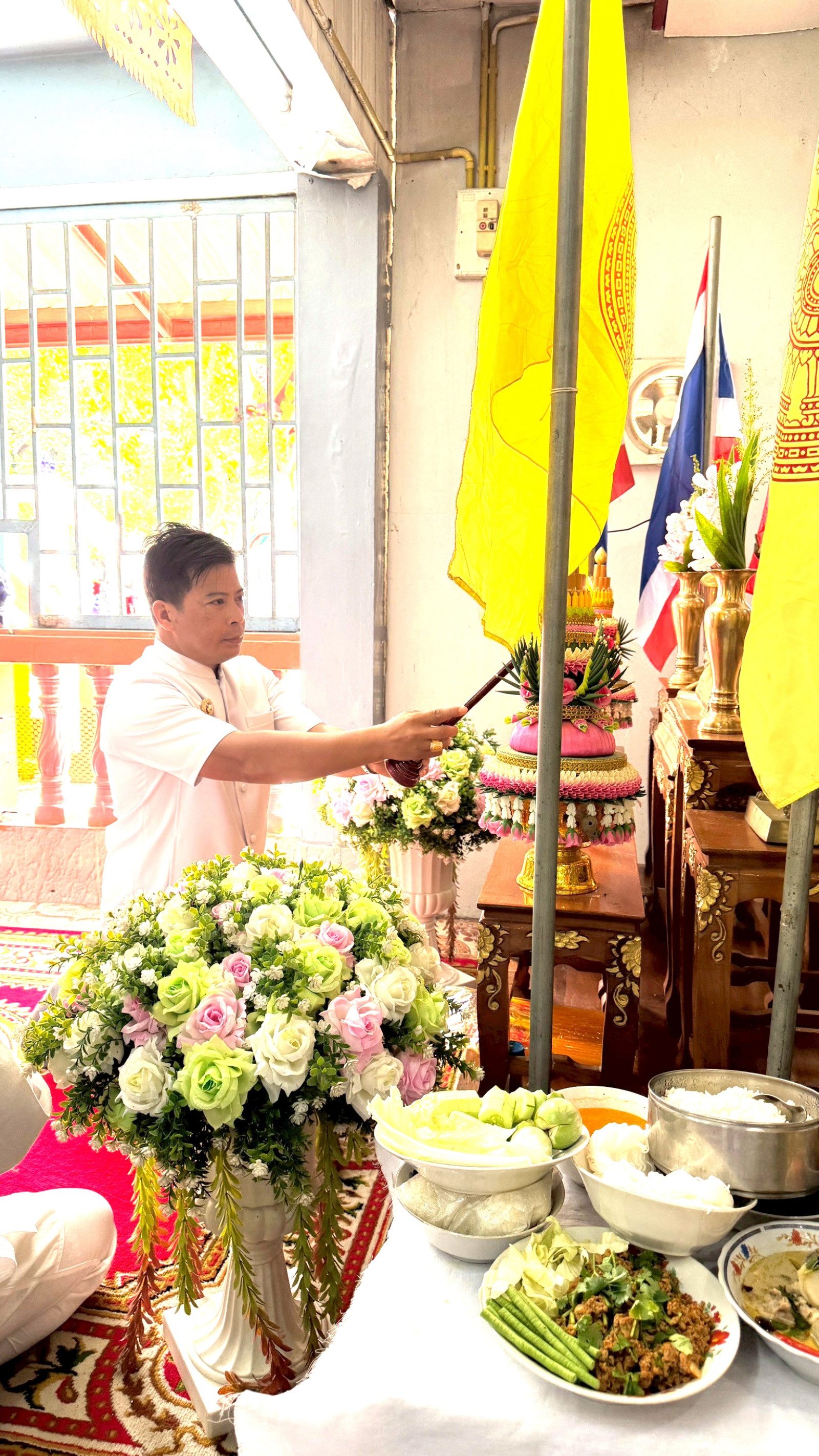 ภาพร่วมพิธีกรรมวัดหนองแขม