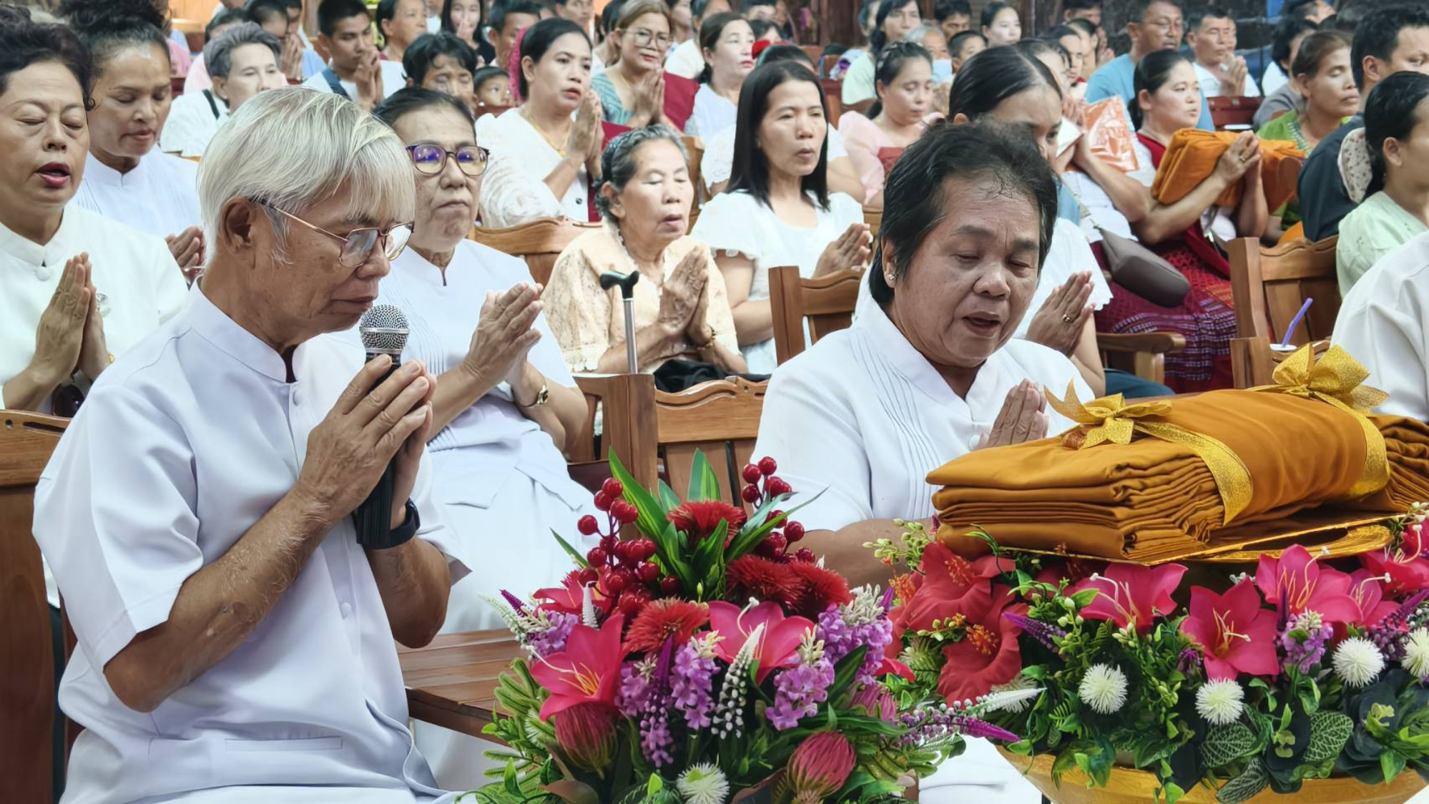 ภาพกล่าวคำถวายกฐินวัดเขาหนองปลาไหล