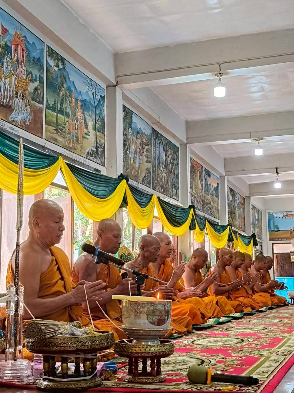 ภาพร่วมพิธีกรรมวัดป่าเทพนิมิต
