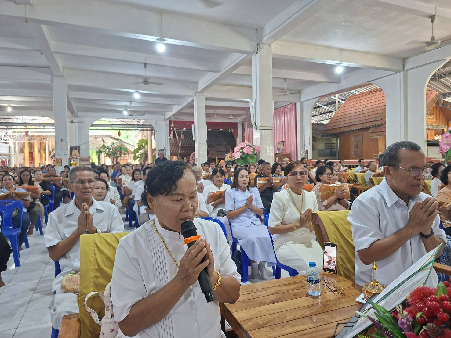 ภาพกล่าวคำถวายกฐินวัดวังหิน