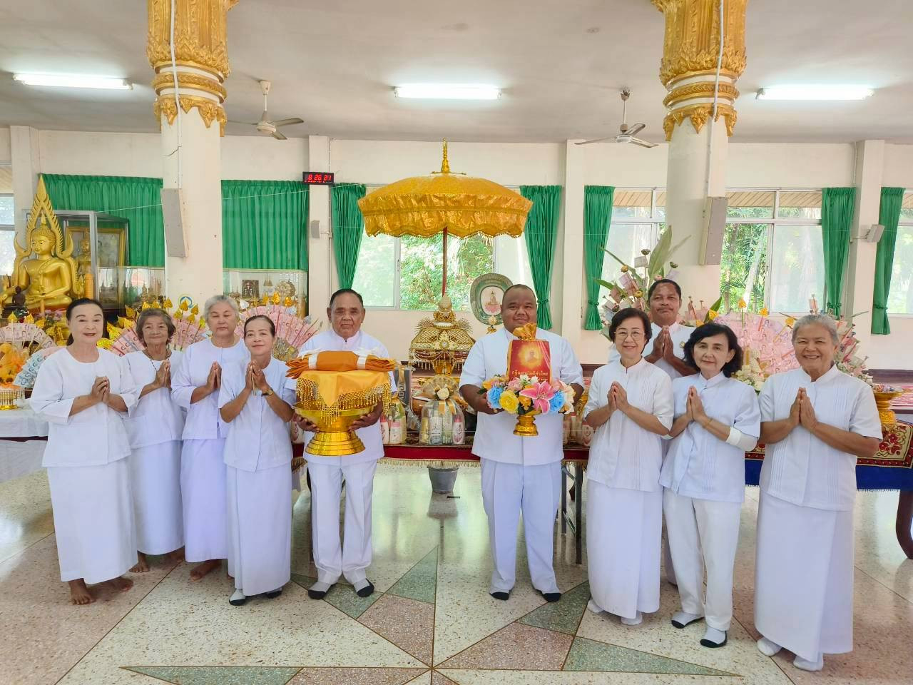 ภาพร่วมพิธีกรรมวัดพลับ