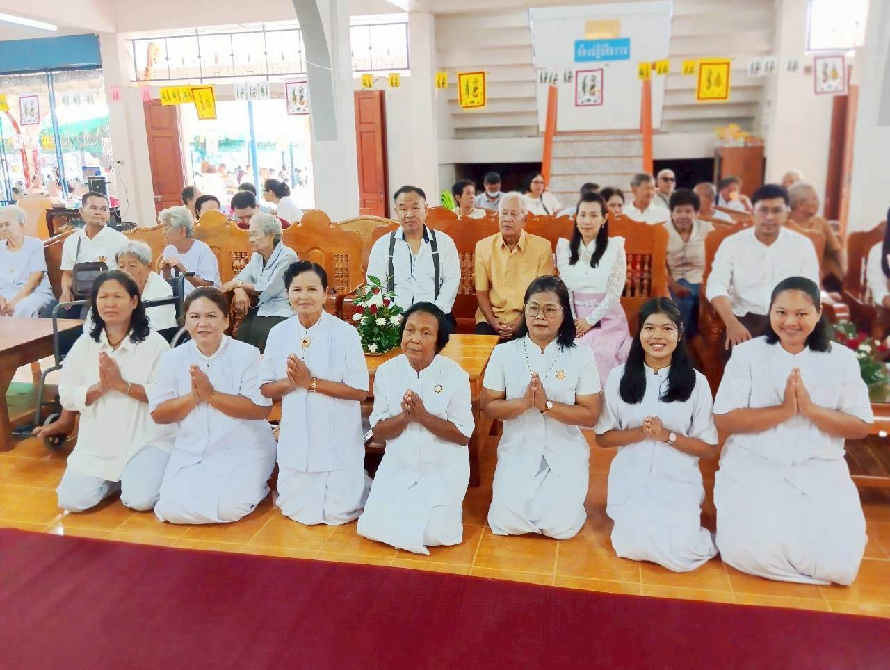 ภาพร่วมพิธีกรรมวัดสระบาป