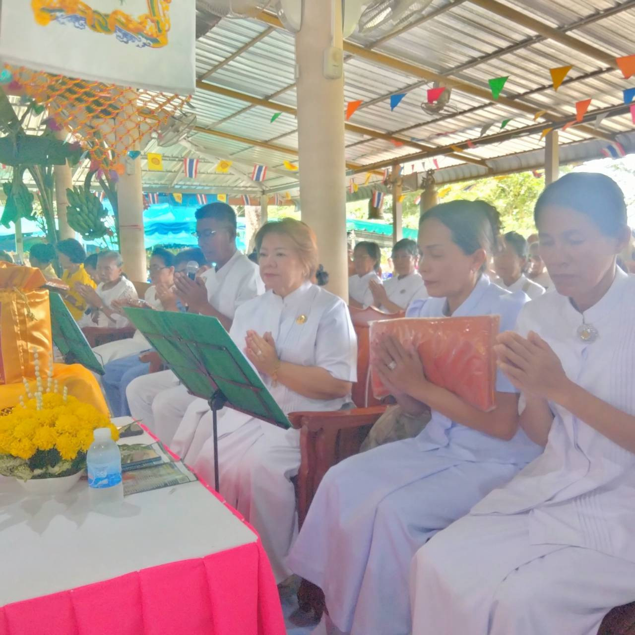 ภาพกล่าวคำถวายกฐินที่พักสงฆ์ป่าเขาไผ่