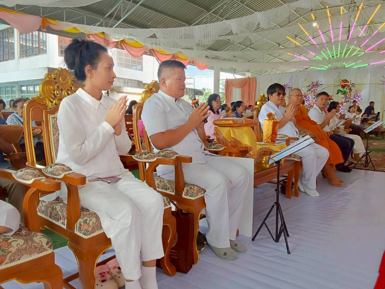 ภาพกล่าวคำถวายกฐินวัดปะตงวนาราม
