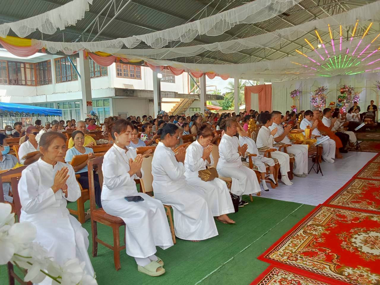 ภาพร่วมพิธีกรรมวัดปะตงวนาราม