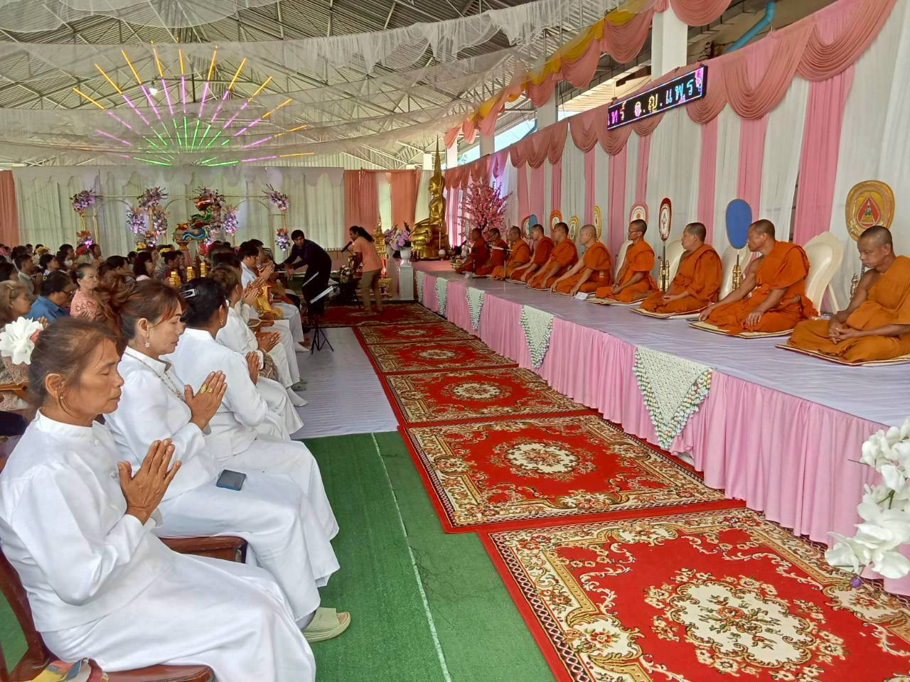 ภาพร่วมพิธีกรรมวัดปะตงวนาราม