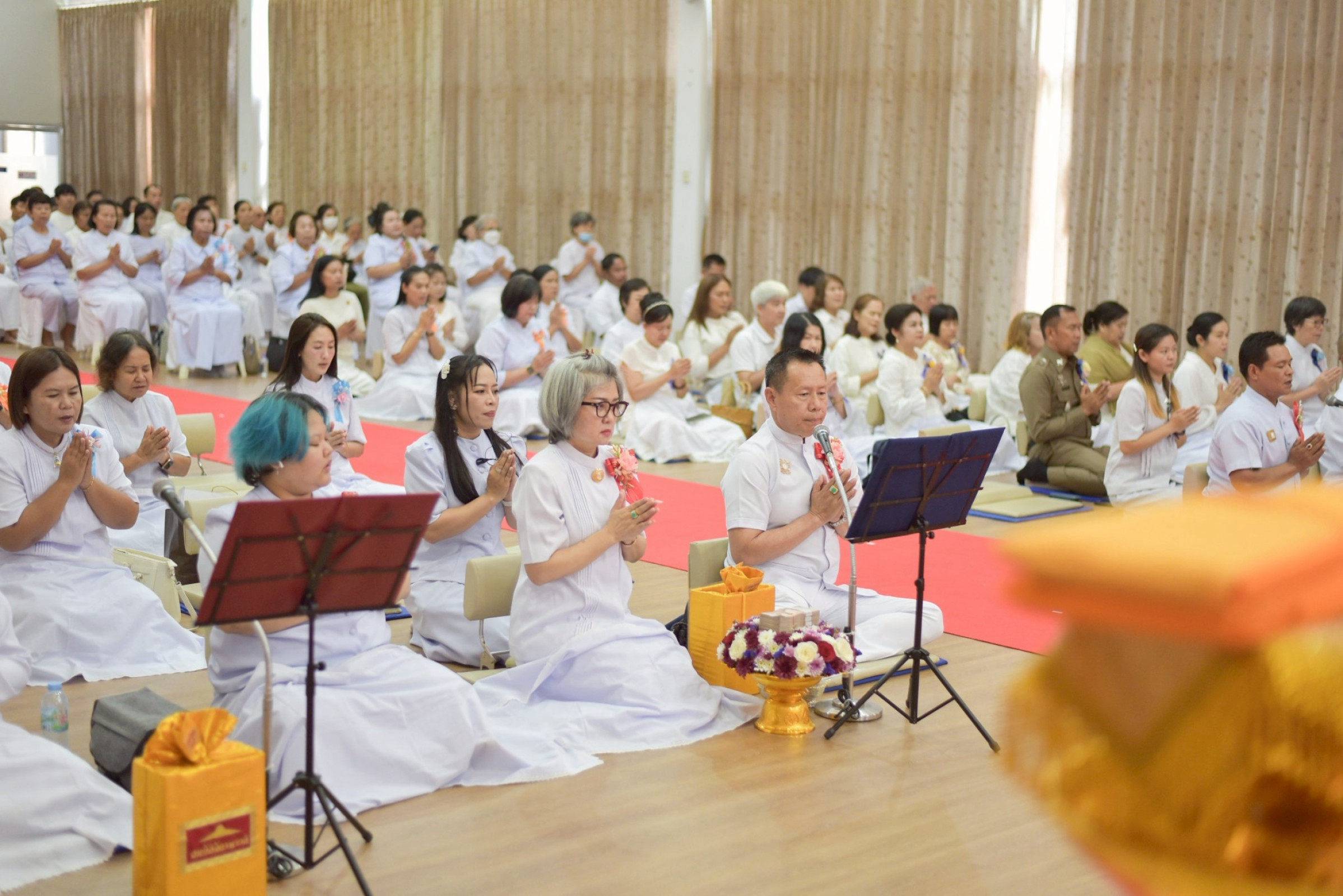 ภาพกล่าวคำถวายกฐินศูนย์ปฏิบัติธรรมเขาคิชฌกูฏ