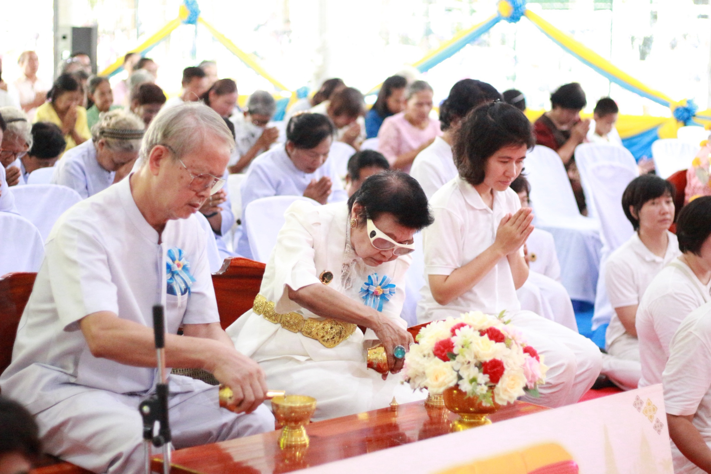 ภาพร่วมพิธีกรรมวัดคชวรรณวนาราม