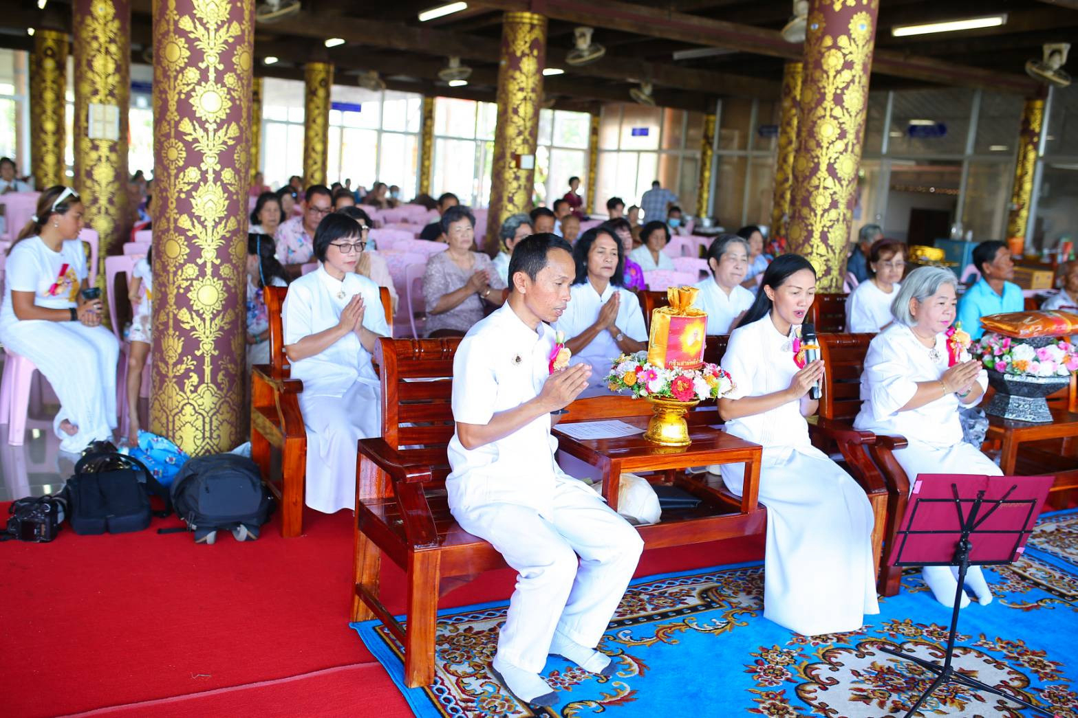 ภาพกล่าวคำถวายกฐินวัดบ้านกล้วย