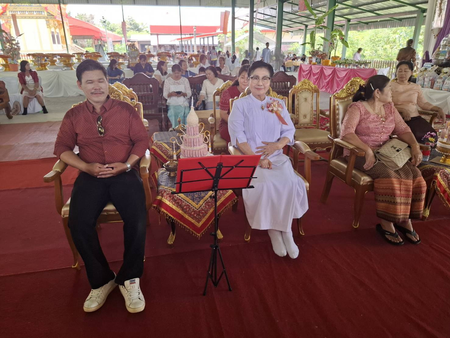 ภาพร่วมพิธีกรรมวัดเสม็ดใต้