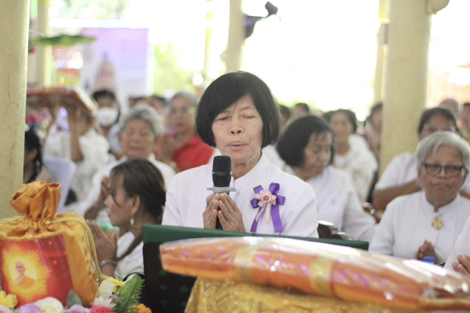 ภาพร่วมพิธีกรรมวัดบึงทองหลาง