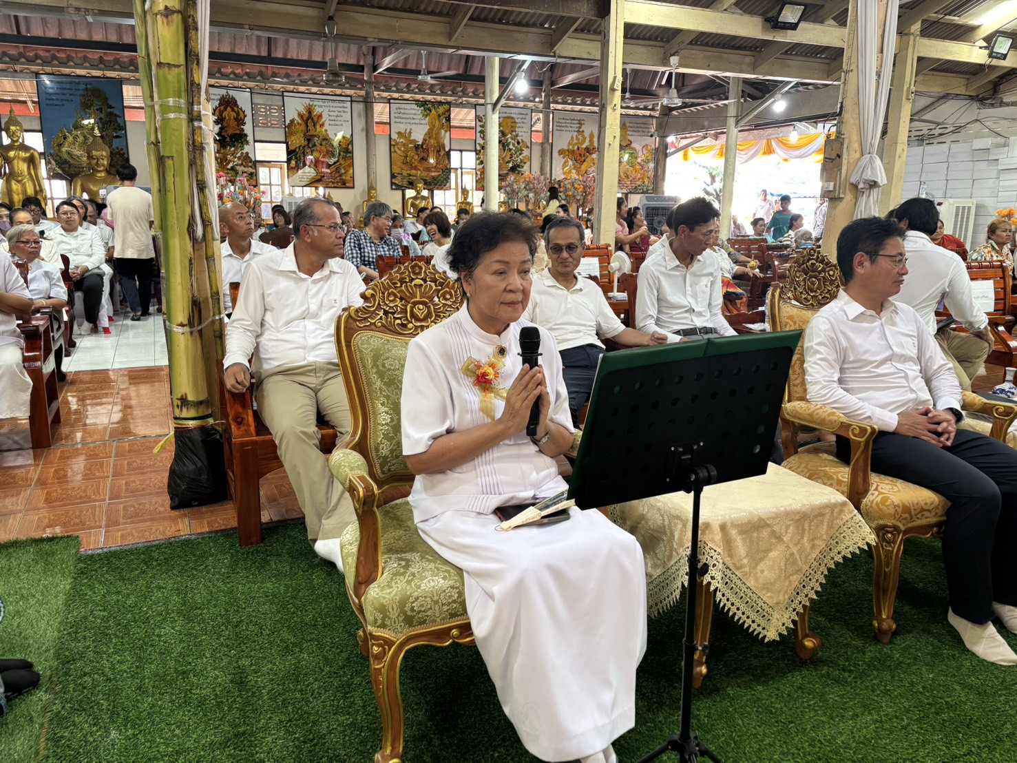 ภาพกล่าวคำถวายกฐินวัดตีตะเรด