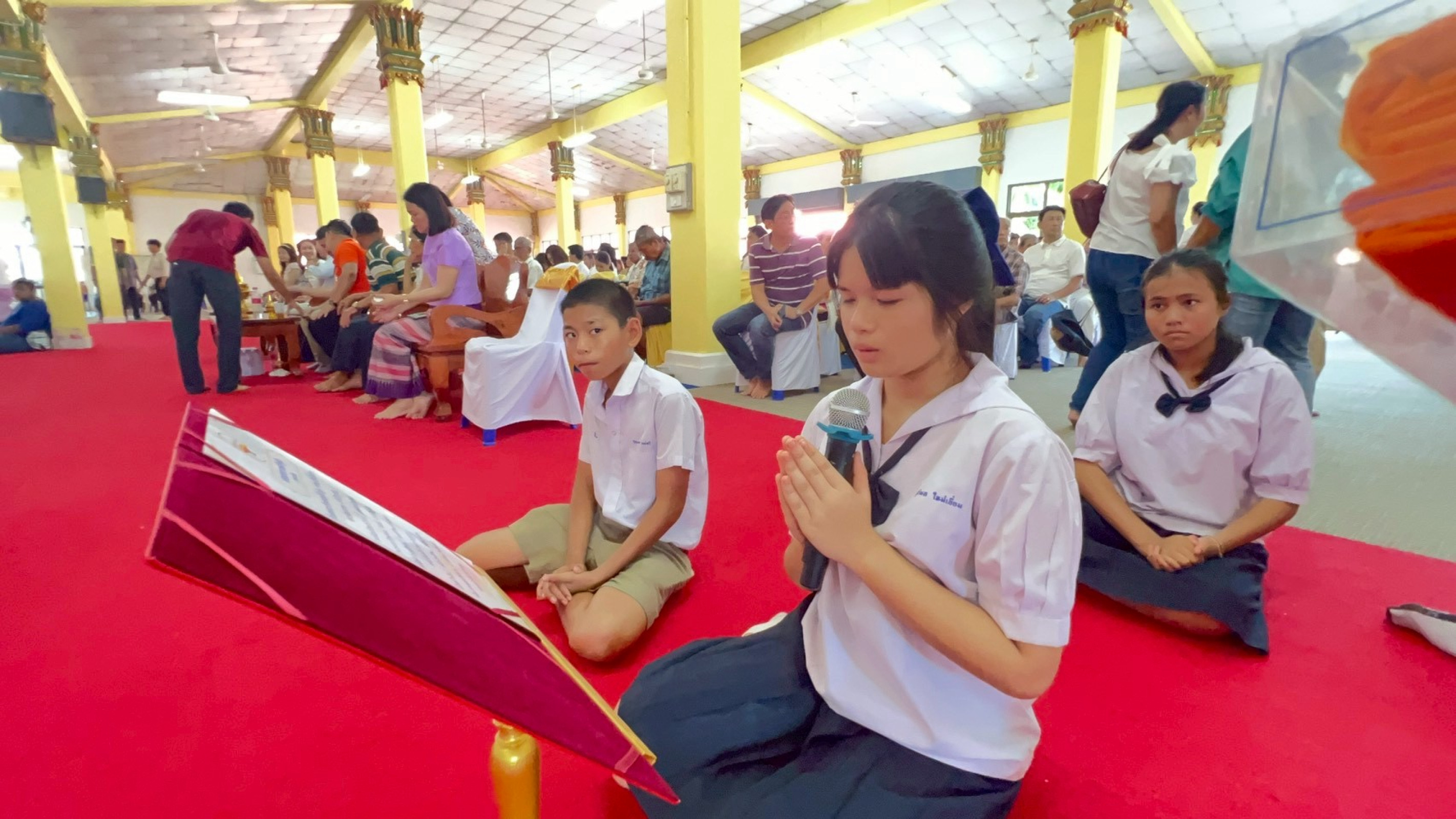 ภาพกล่าวคำถวายกฐินวัดแสนภุมราวาส