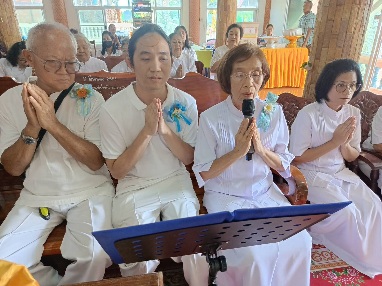 ภาพกล่าวคำถวายกฐินวัดปากคลองบางขนาก