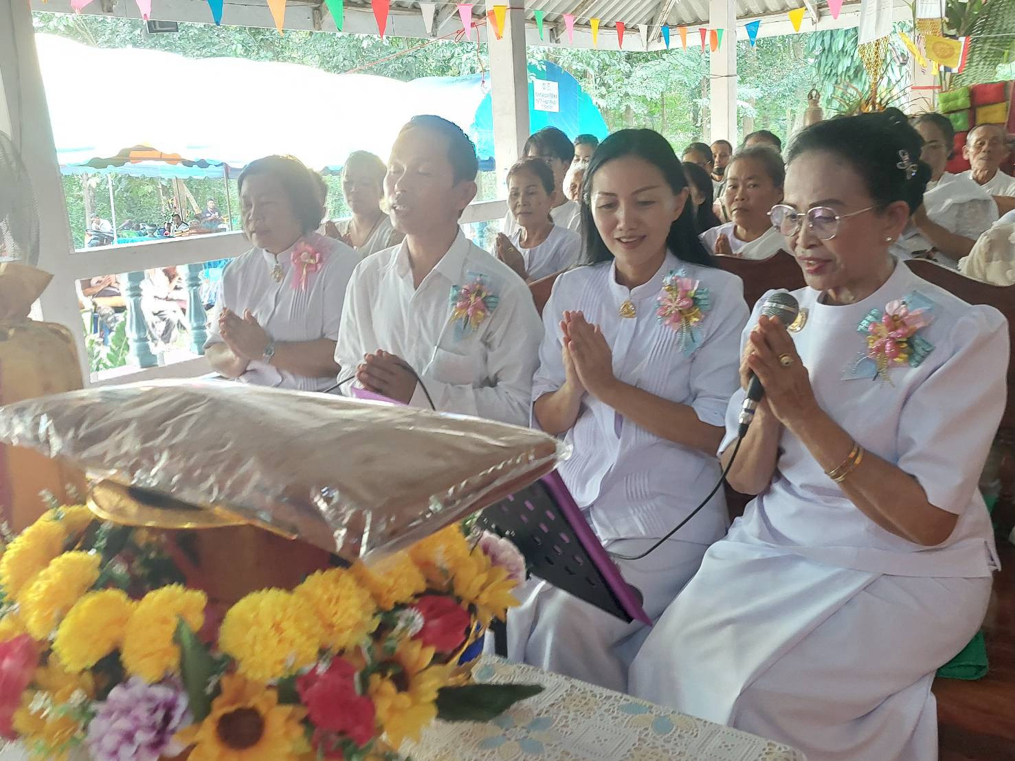ภาพกล่าวคำถวายกฐินสำนักสงฆ์ป่าเขานันทา
