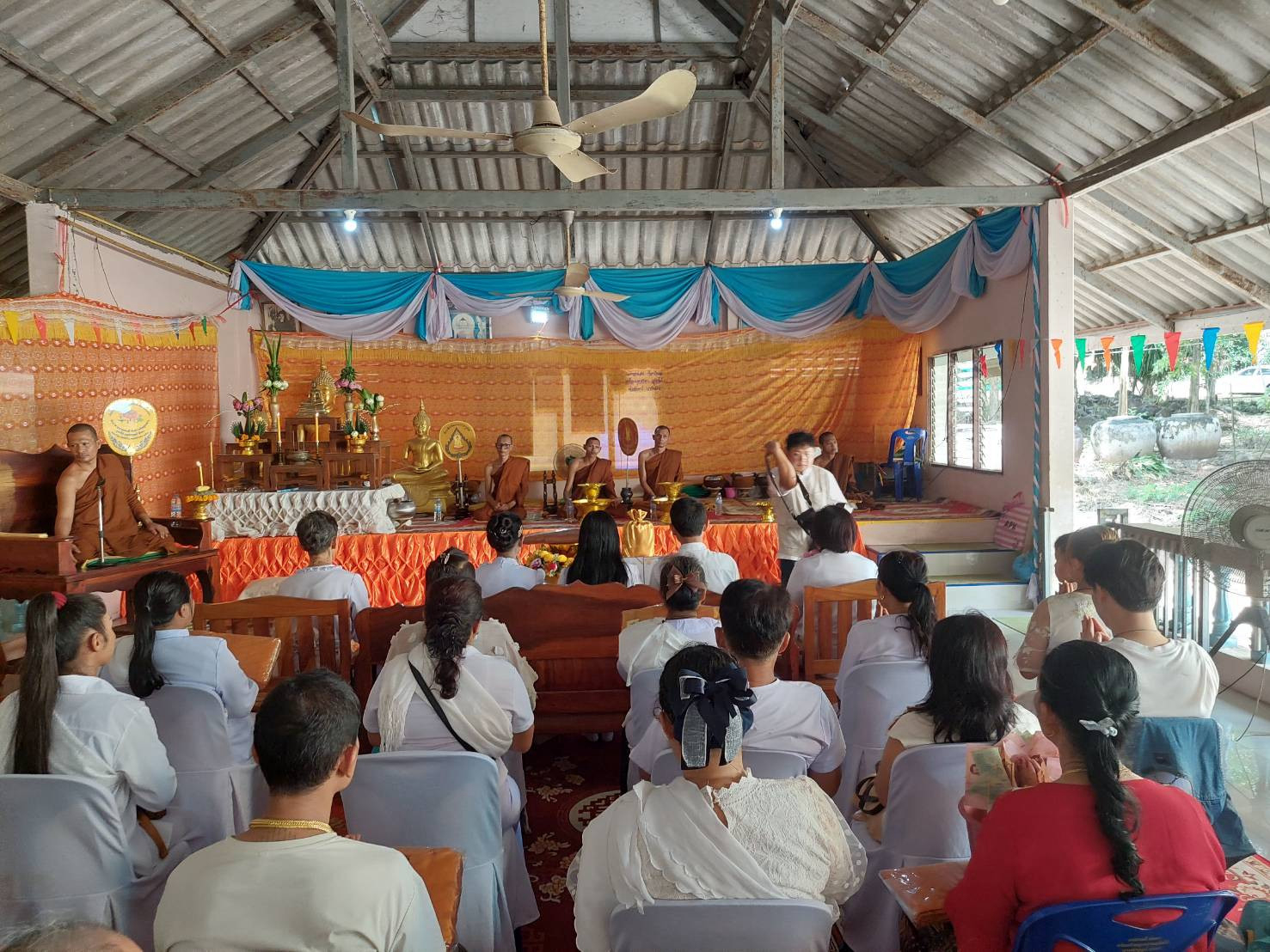 ภาพร่วมพิธีกรรมสำนักสงฆ์ป่าเขานันทา