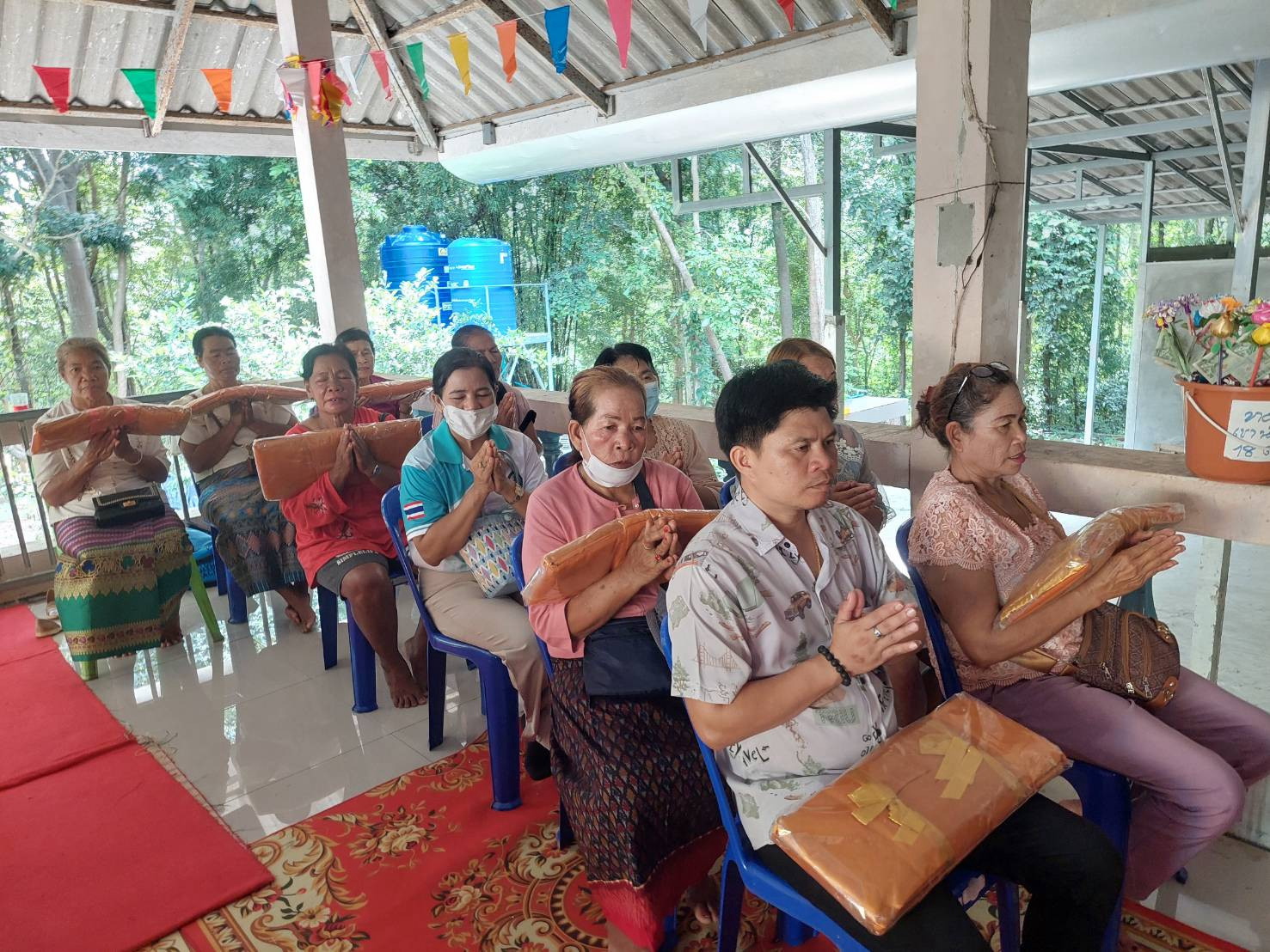 ภาพร่วมพิธีกรรมสำนักสงฆ์ป่าเขานันทา