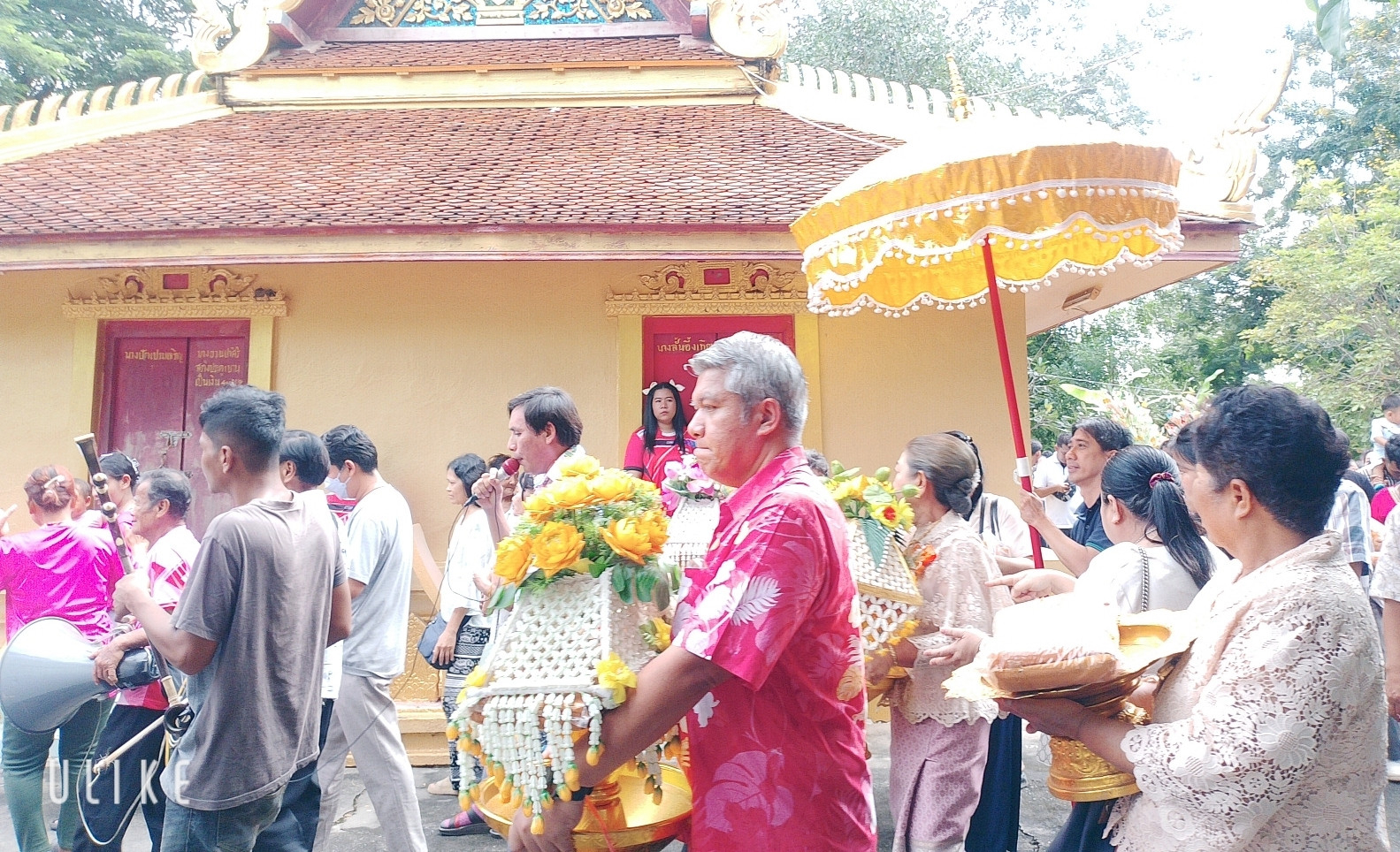 ภาพร่วมพิธีกรรมวัดแปลงยาว