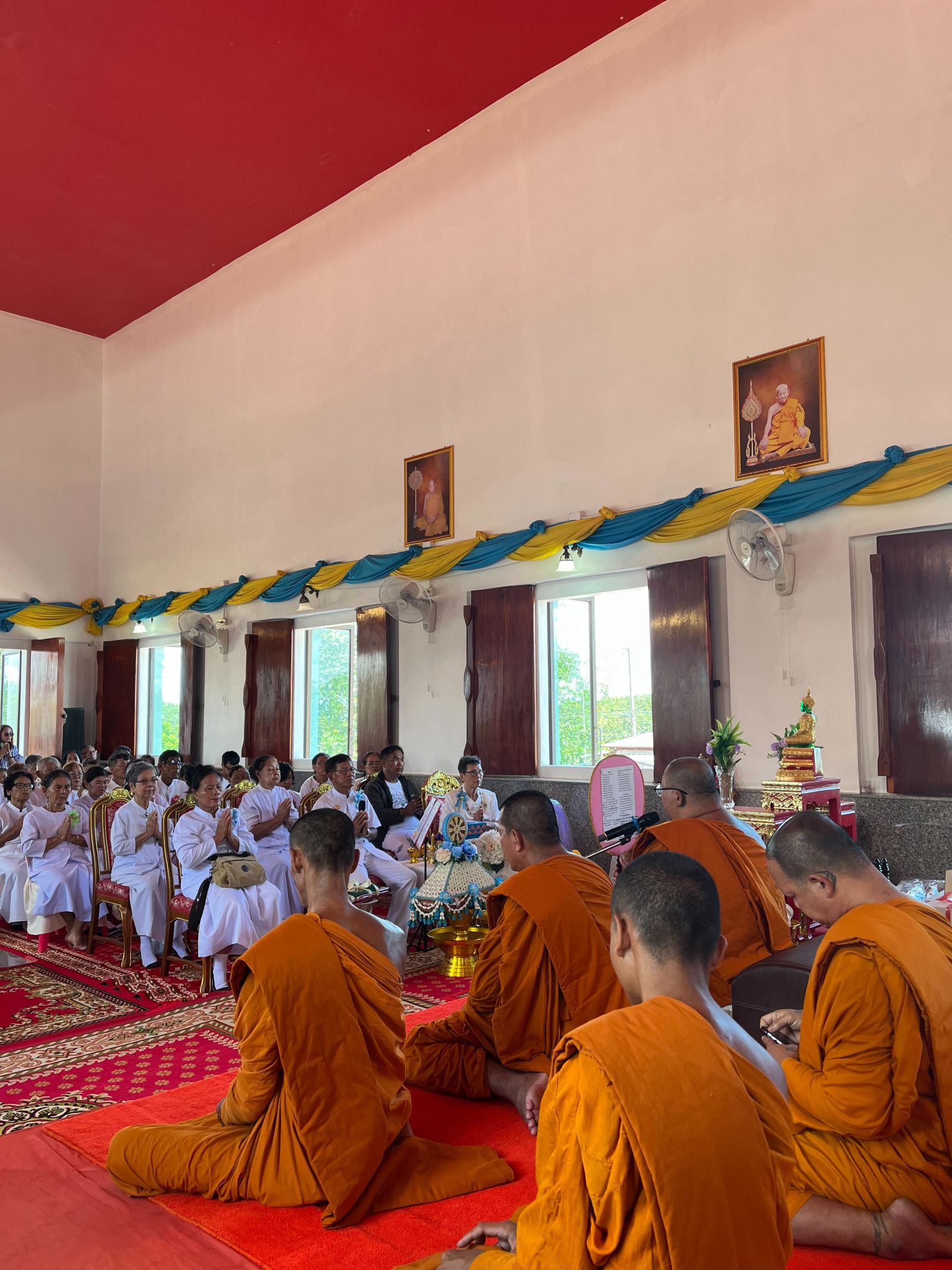 ภาพร่วมพิธีกรรมวัดเทพพนาราม