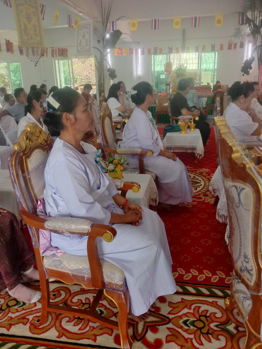 ภาพร่วมพิธีกรรมวัดอนันต์โชติการาม