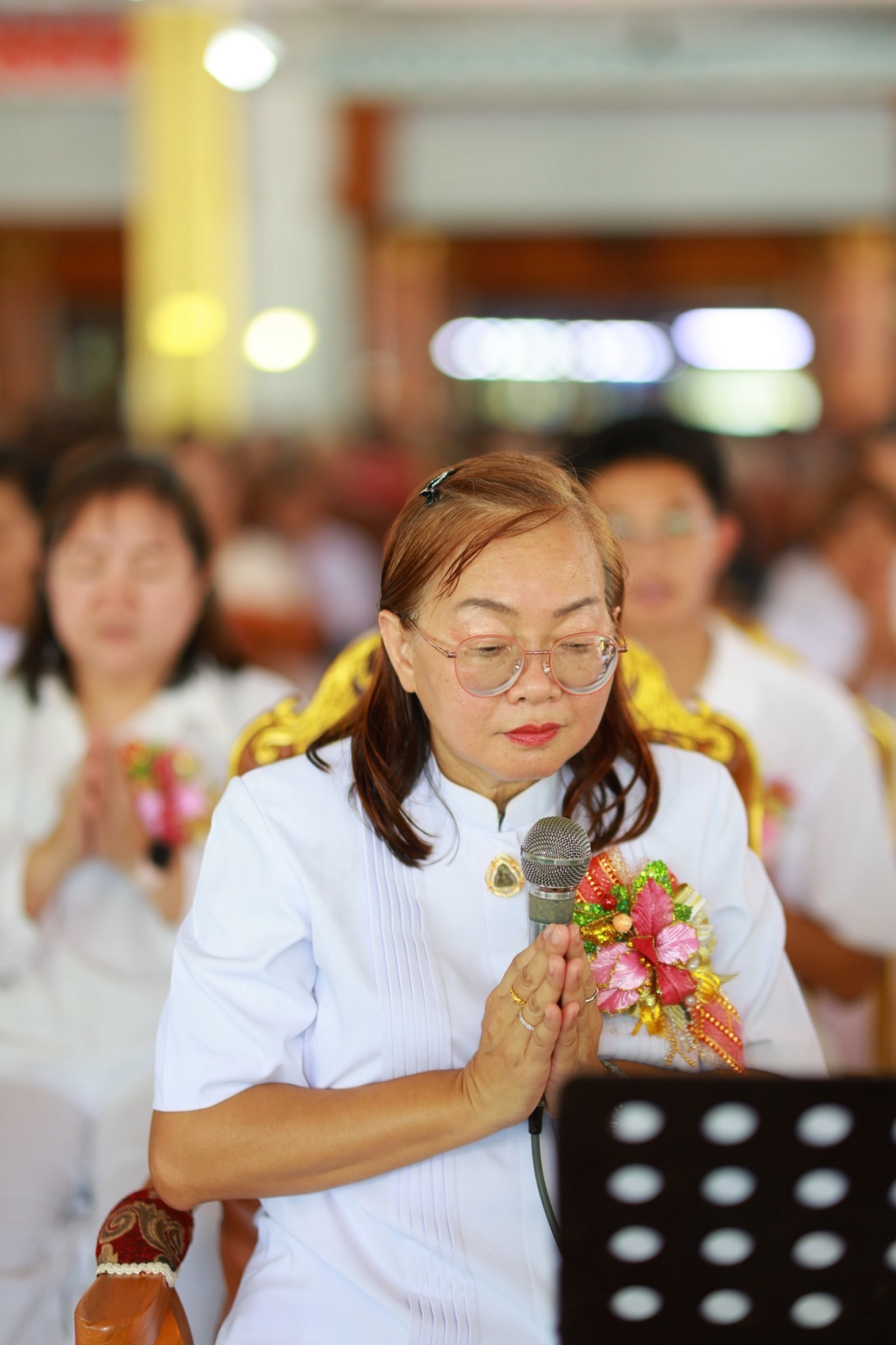 ภาพกล่าวคำถวายกฐินวัดหนองเค็ด