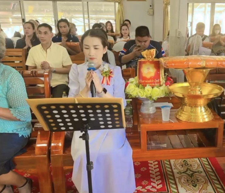 ภาพกล่าวคำถวายกฐินวัดวังขอน