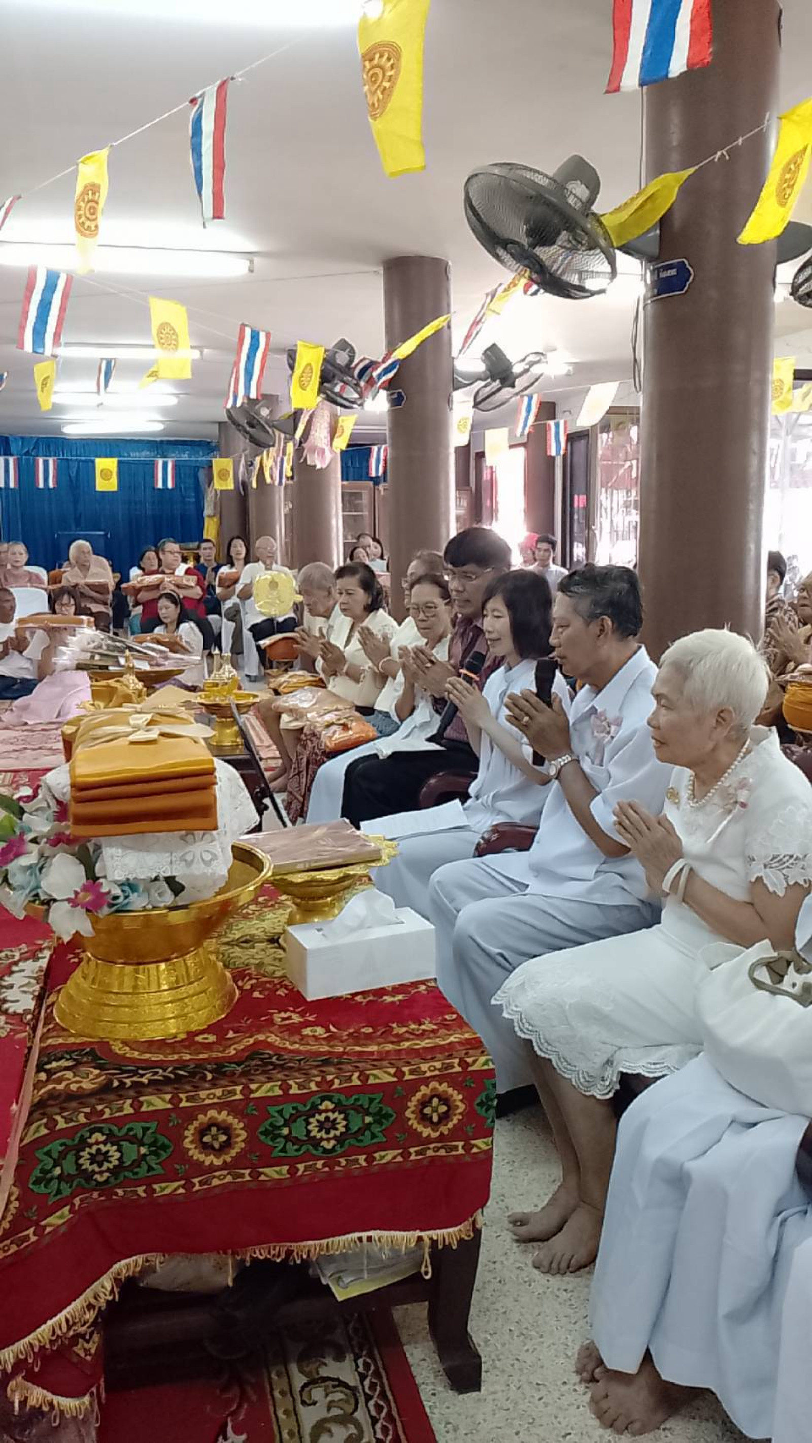 ภาพกล่าวคำถวายกฐินวัดเตาอิฐ