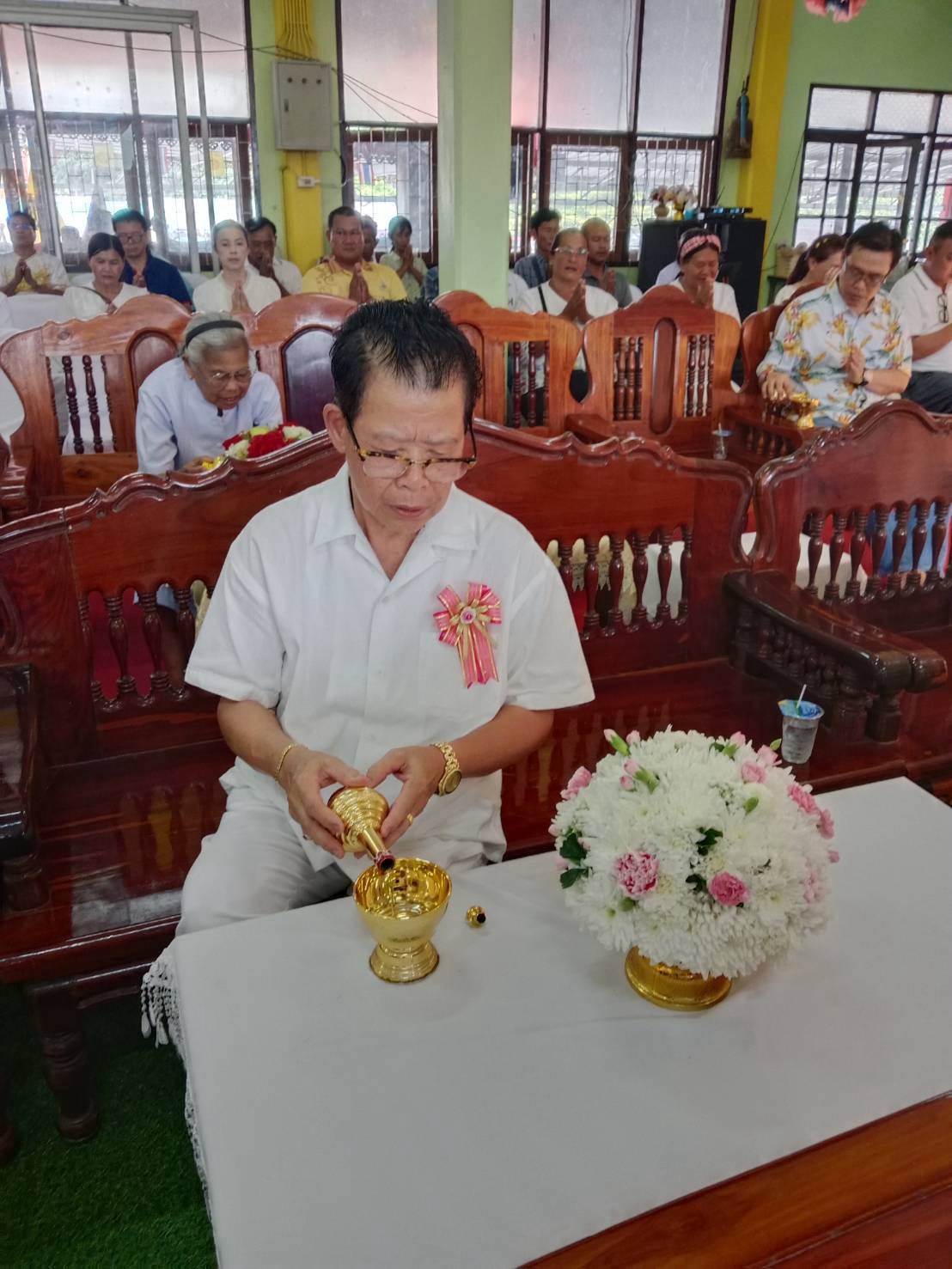 ภาพร่วมพิธีกรรมวัดเตาอิฐ