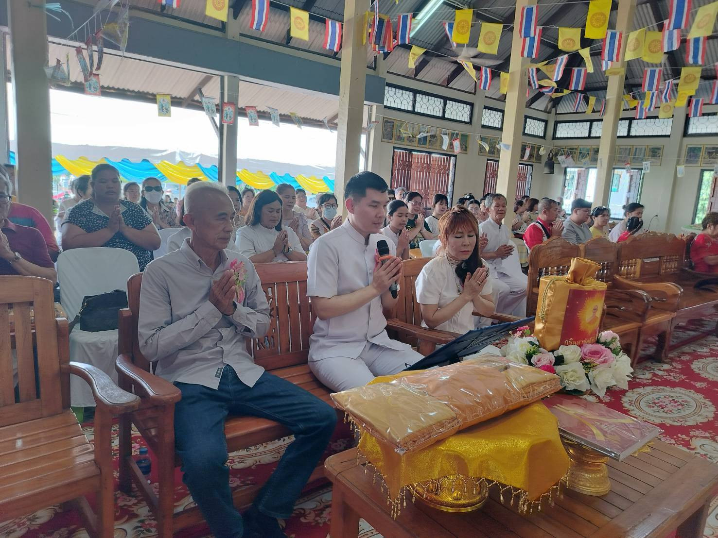 ภาพกล่าวคำถวายกฐินวัดพยัคฆอินทาราม