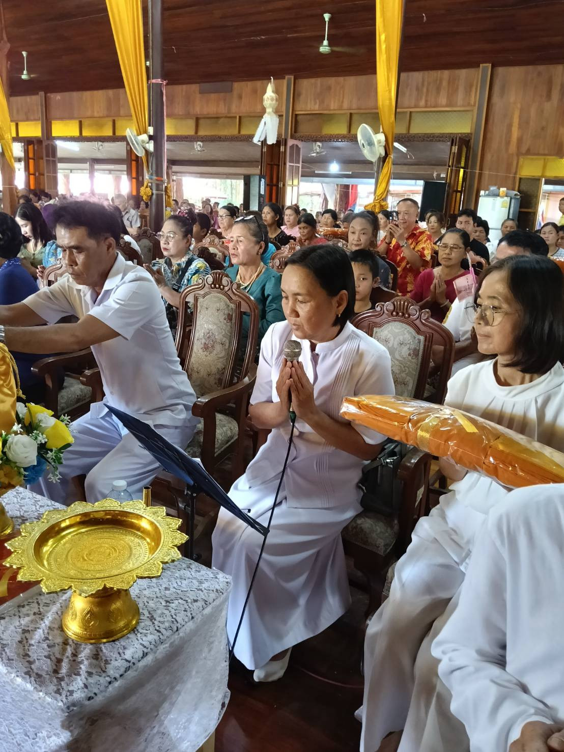 ภาพกล่าวคำถวายกฐินวัดหนองปรือ