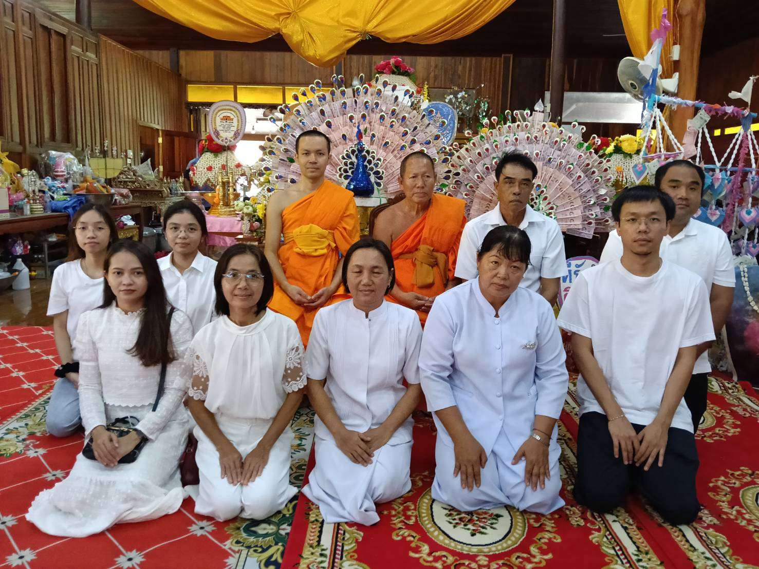 ภาพร่วมพิธีกรรมวัดหนองปรือ