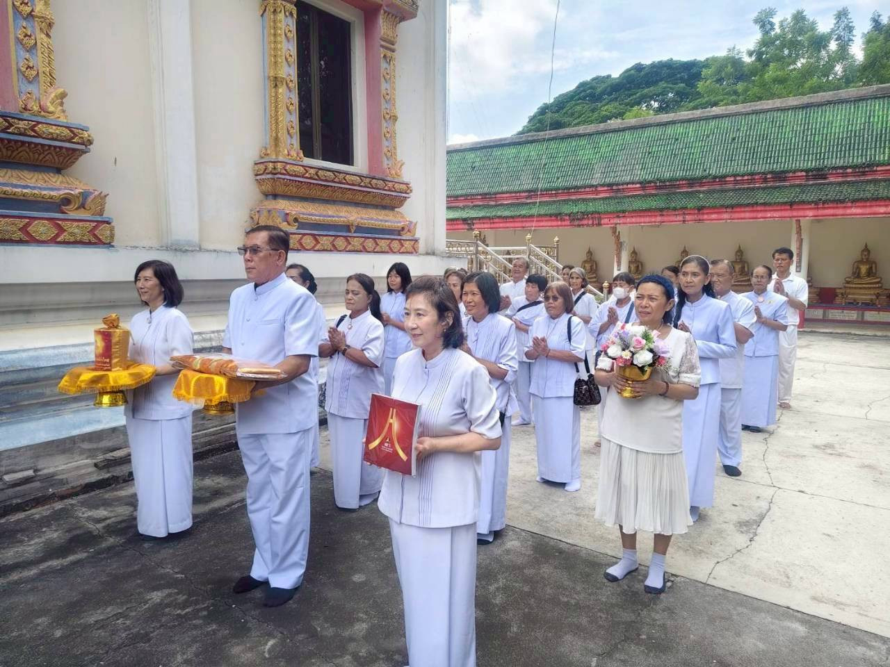 ภาพร่วมพิธีกรรมวัดหนองเสม็ดสันติธรรมาราม