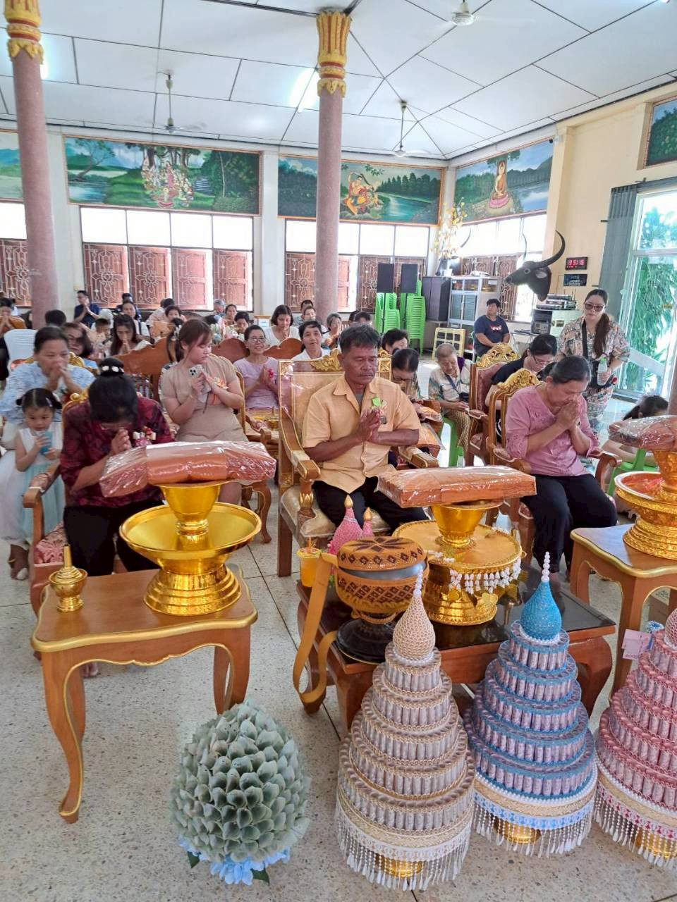 ภาพร่วมพิธีกรรมวัดหนองม่วงเก่า