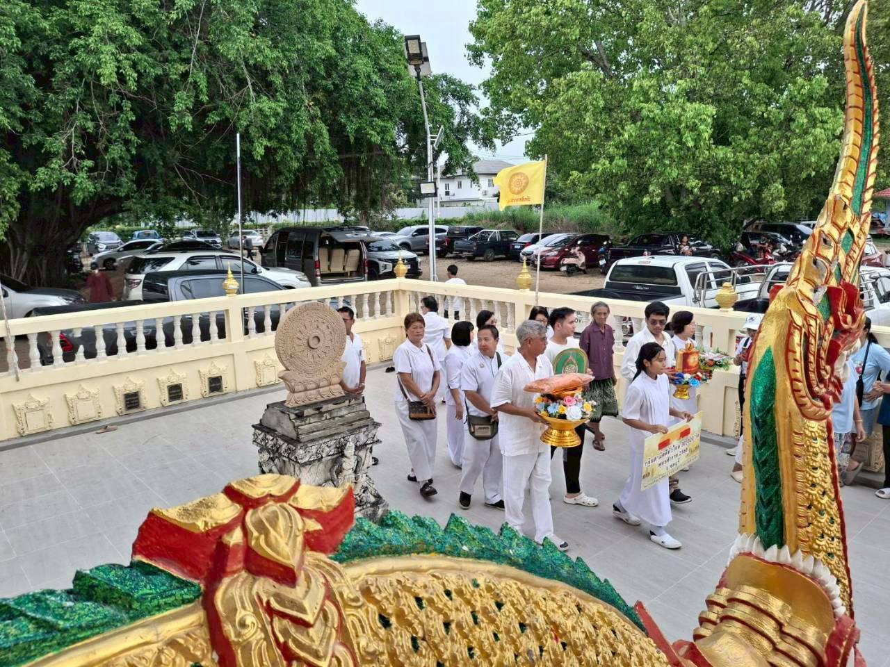 ภาพร่วมพิธีกรรมวัดสังกะเปรียว