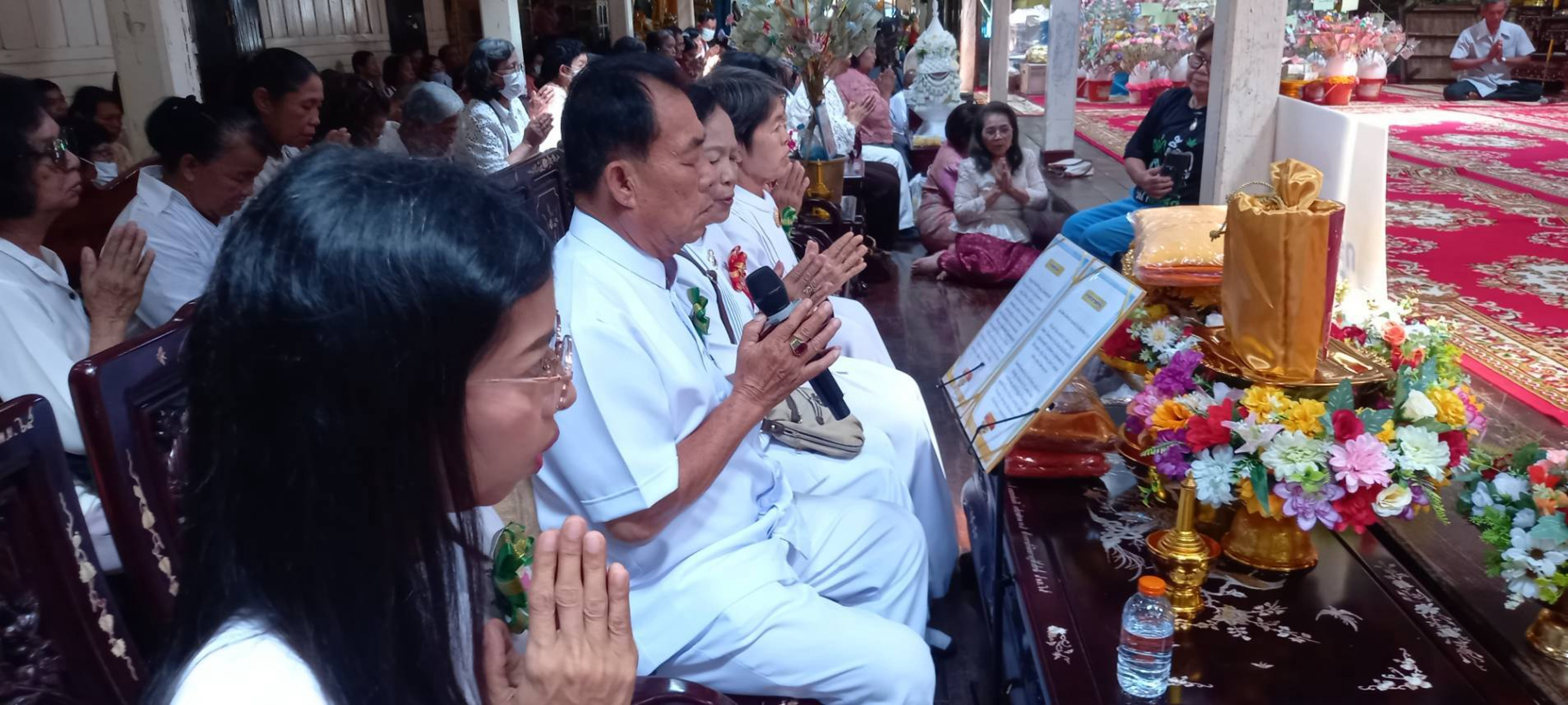 ภาพร่วมพิธีกรรมวัดนิคมราษฎร์รังสรรค์