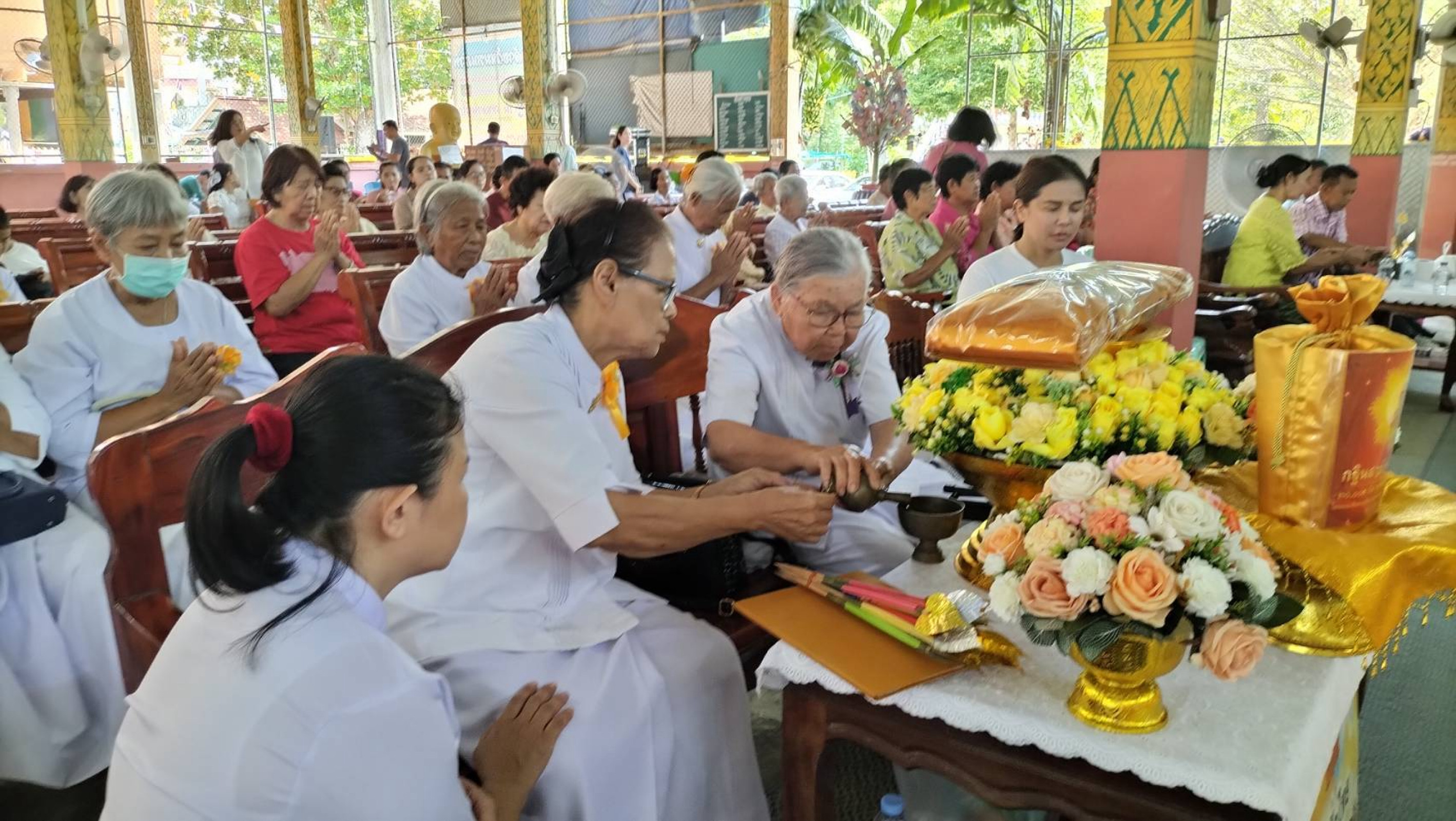 ภาพร่วมพิธีกรรมวัดวิบูลธรรมาวาส