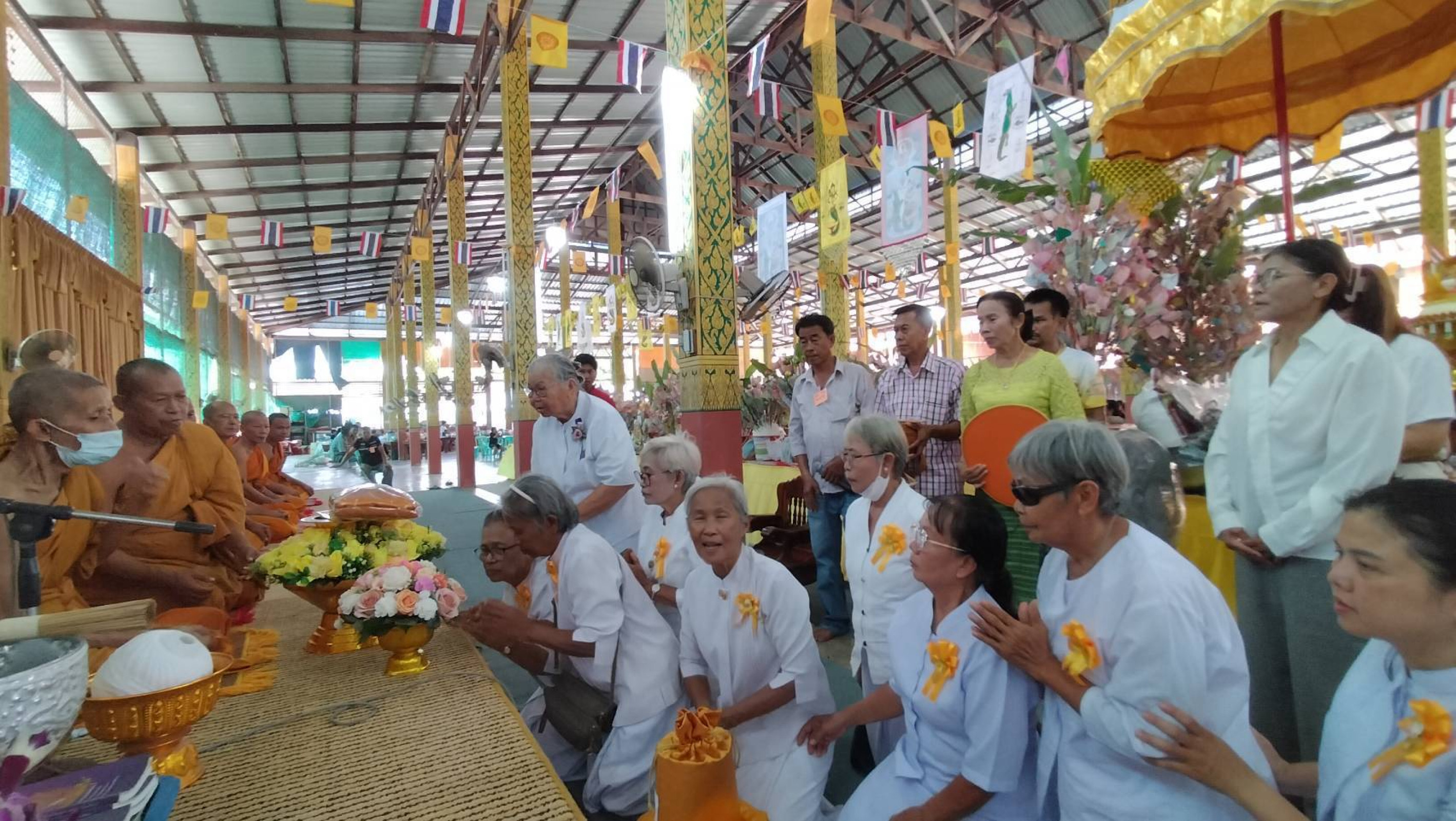 ภาพร่วมพิธีกรรมวัดวิบูลธรรมาวาส