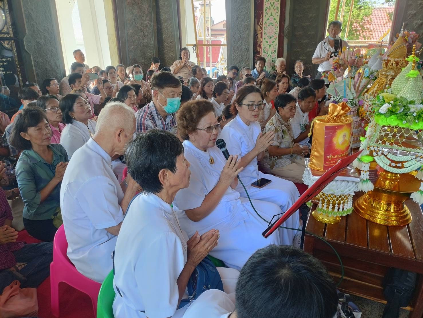 ภาพกล่าวคำถวายกฐินวัดอรัญญิกาวาส
