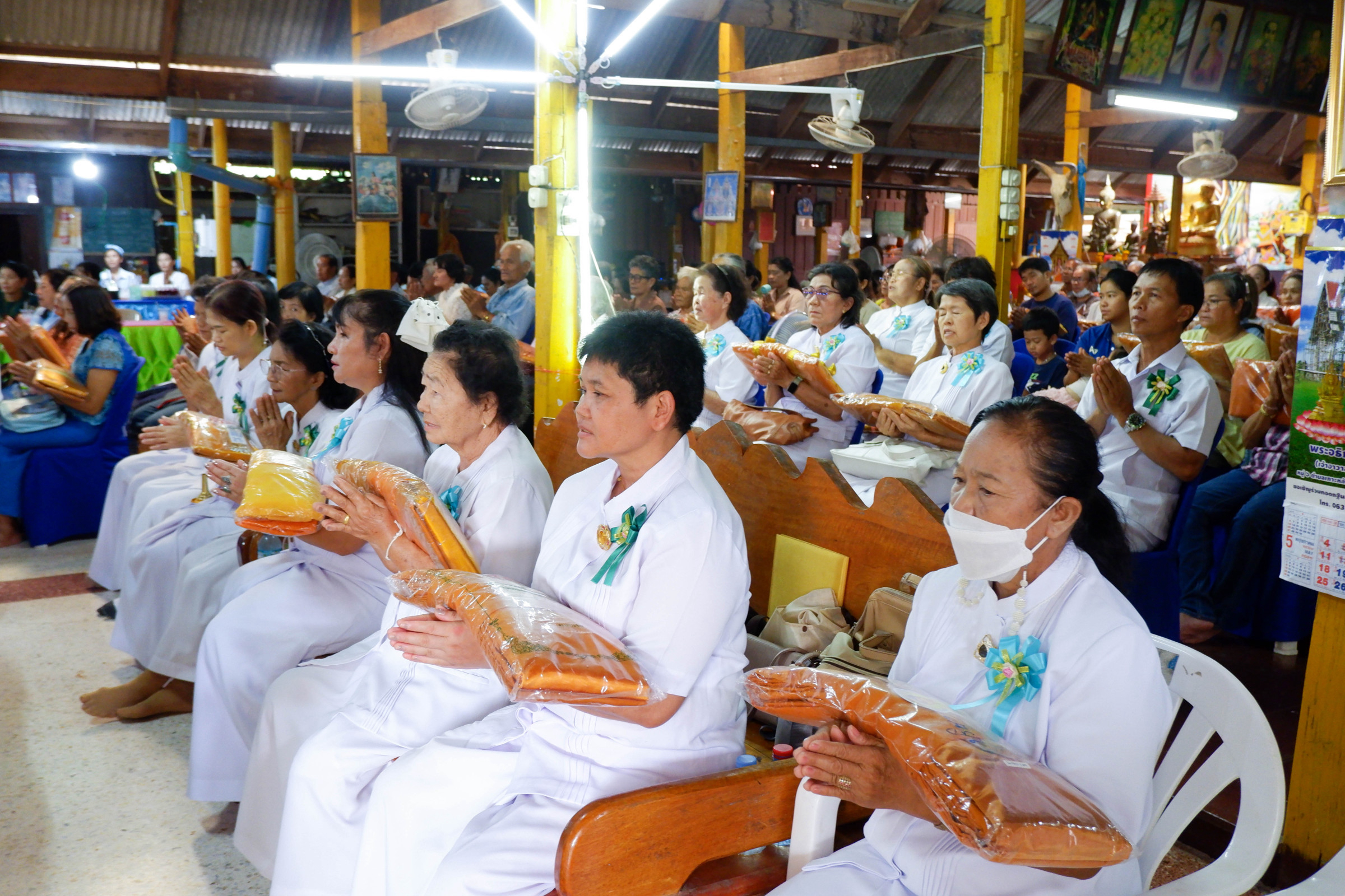 ภาพร่วมพิธีกรรมวัดทุ่งเคล็ดสามัคคีธรรม