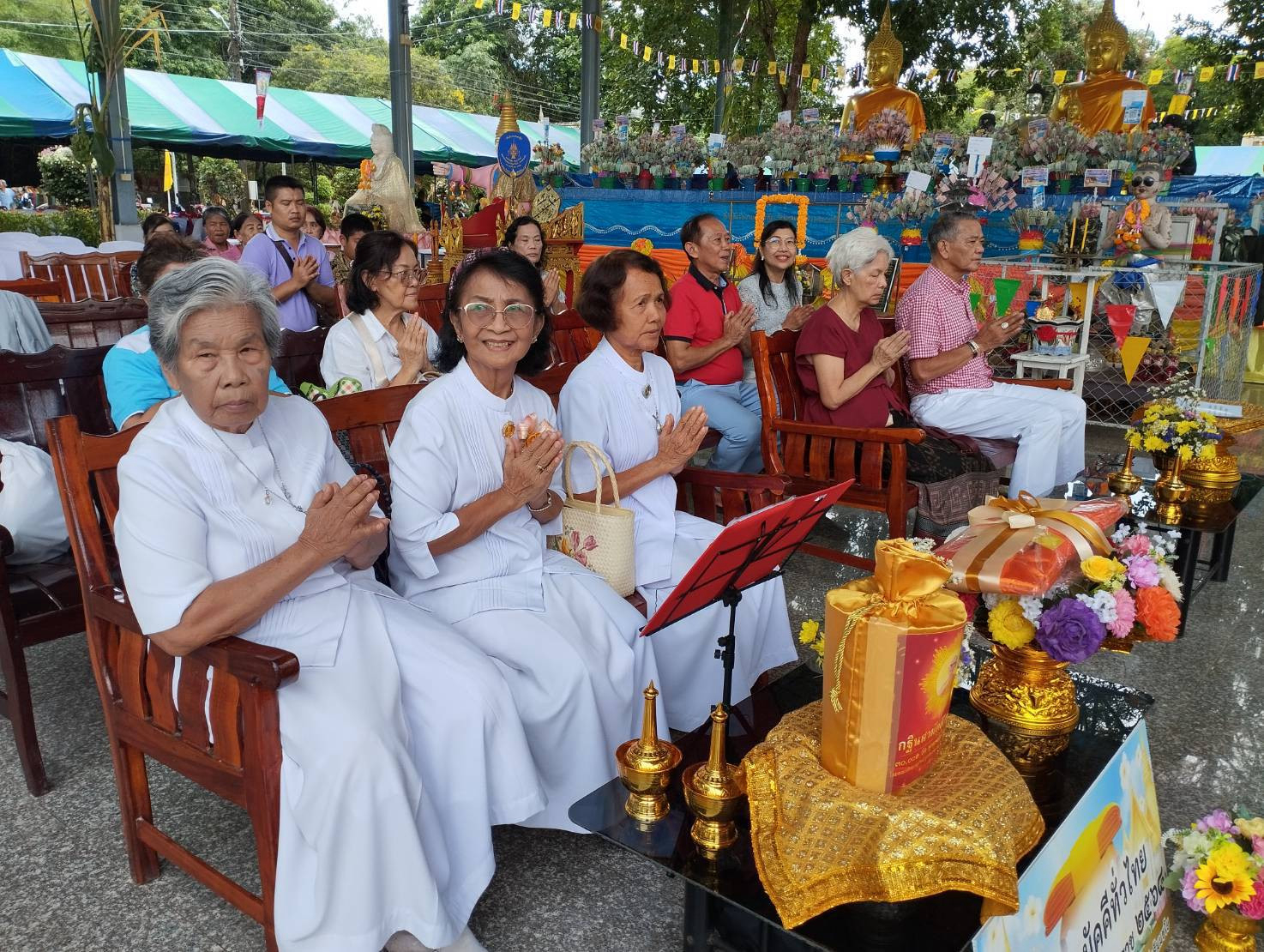 ภาพกล่าวคำถวายกฐินวัดแหลมเจ้าสัว