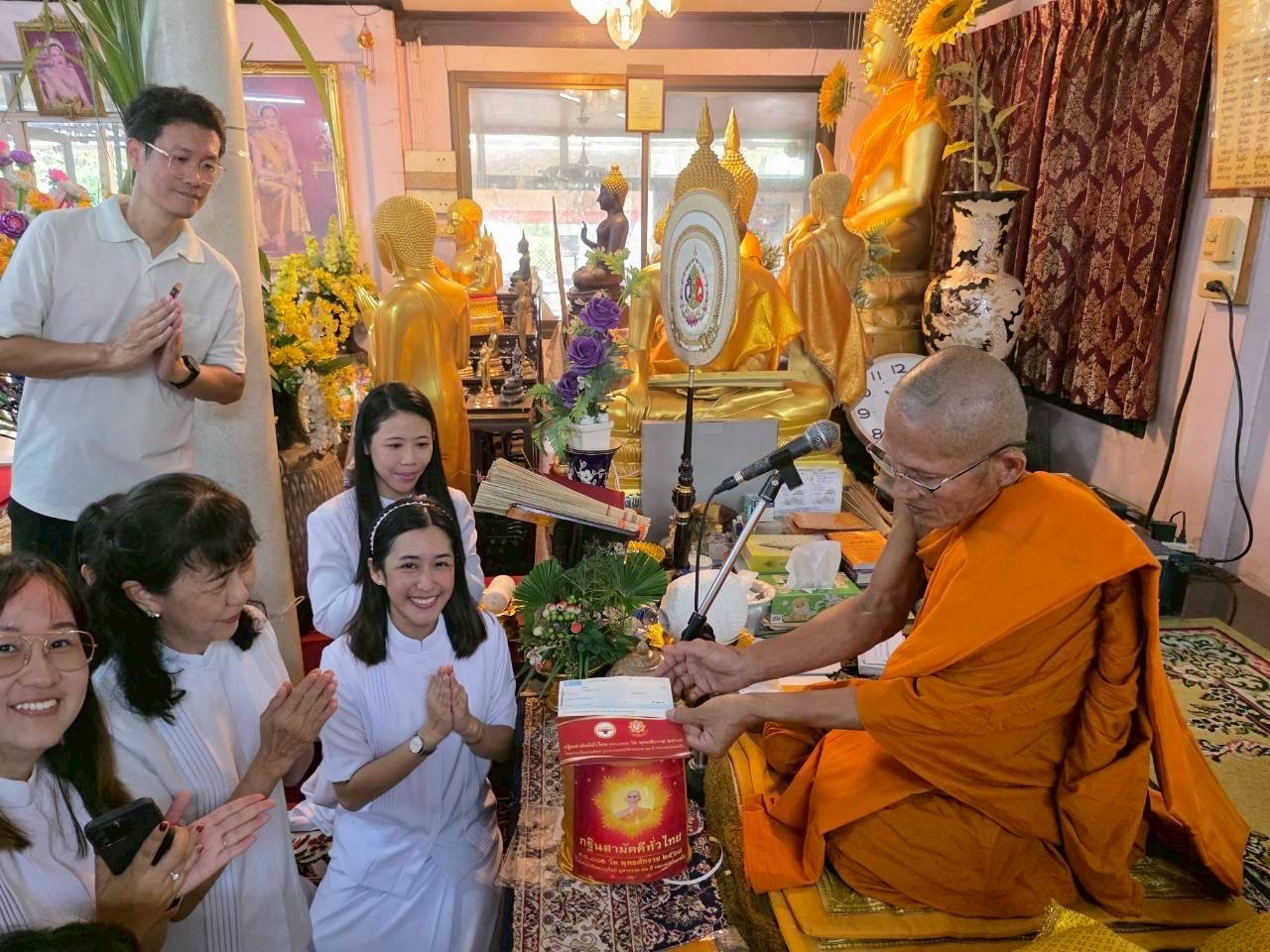 ภาพร่วมพิธีกรรมวัดศรีสำราญจิต