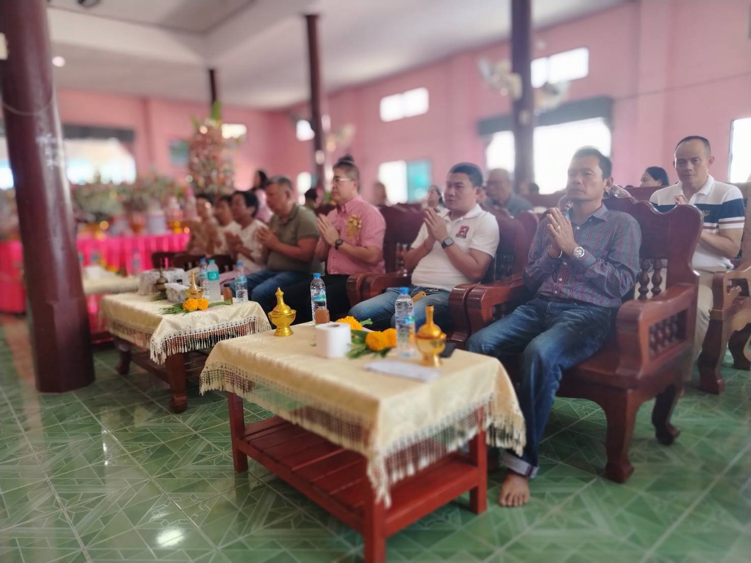 ภาพร่วมพิธีกรรมวัดสุวรรณาราม